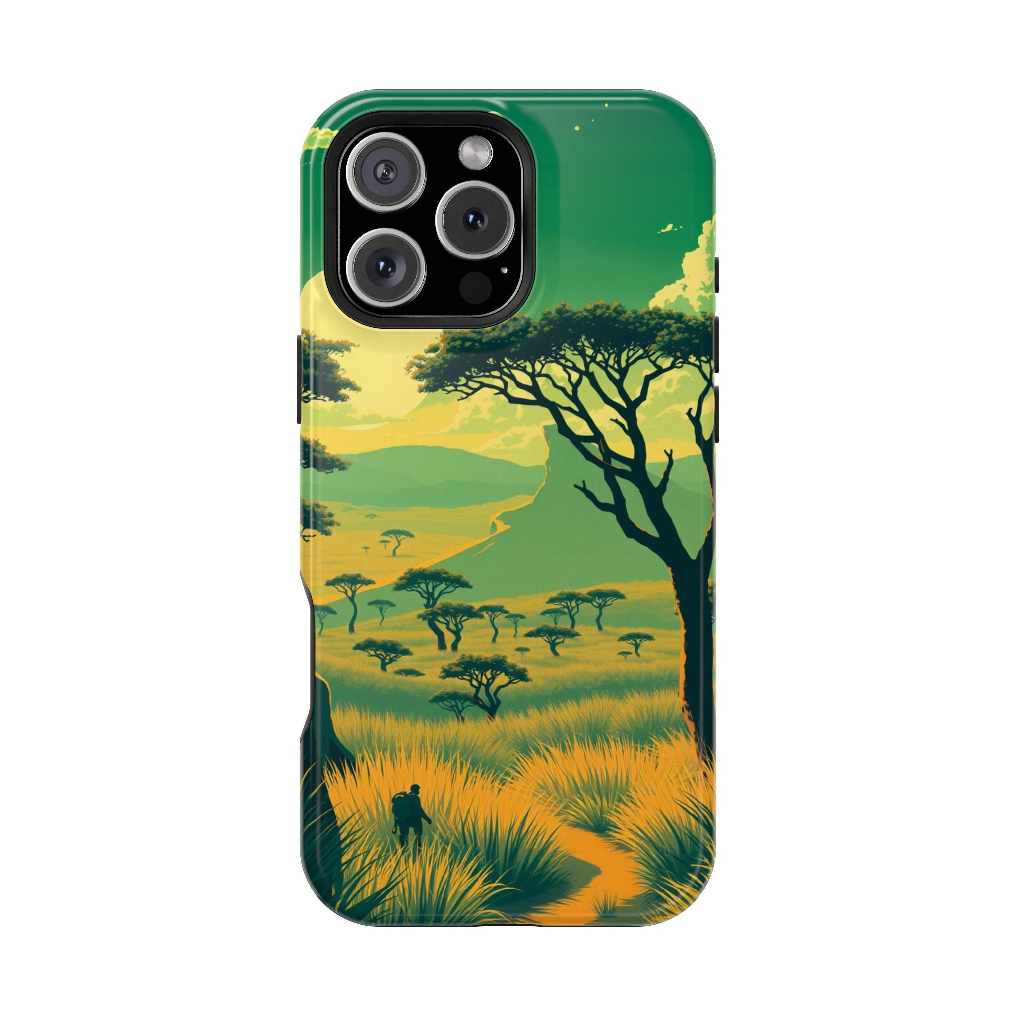 iPhone Savanna Horizon Pixel Art -Bit Slim Everyday Designer Case · iPhone Case