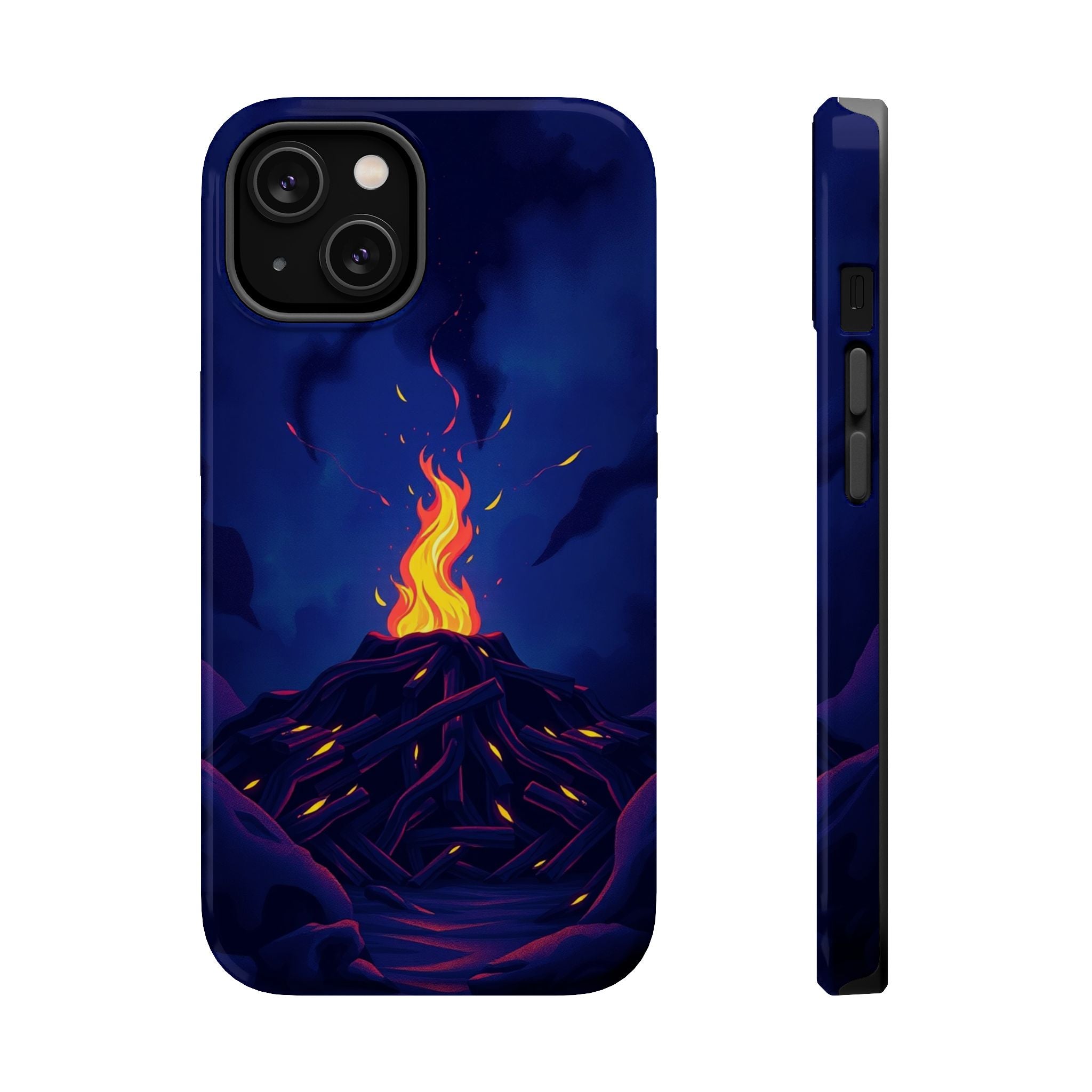 iPhone Wildfire Glow Dark Academia Bold Modern Everyday Snap Case · iPhone Case