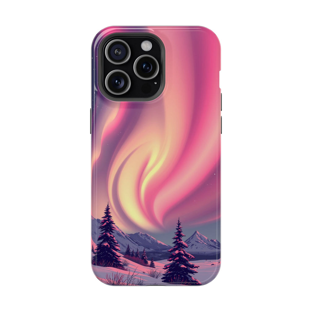 iPhone Rose Pink And Cream Northern Lights Slim iPhone Everyday · iPhone Case
