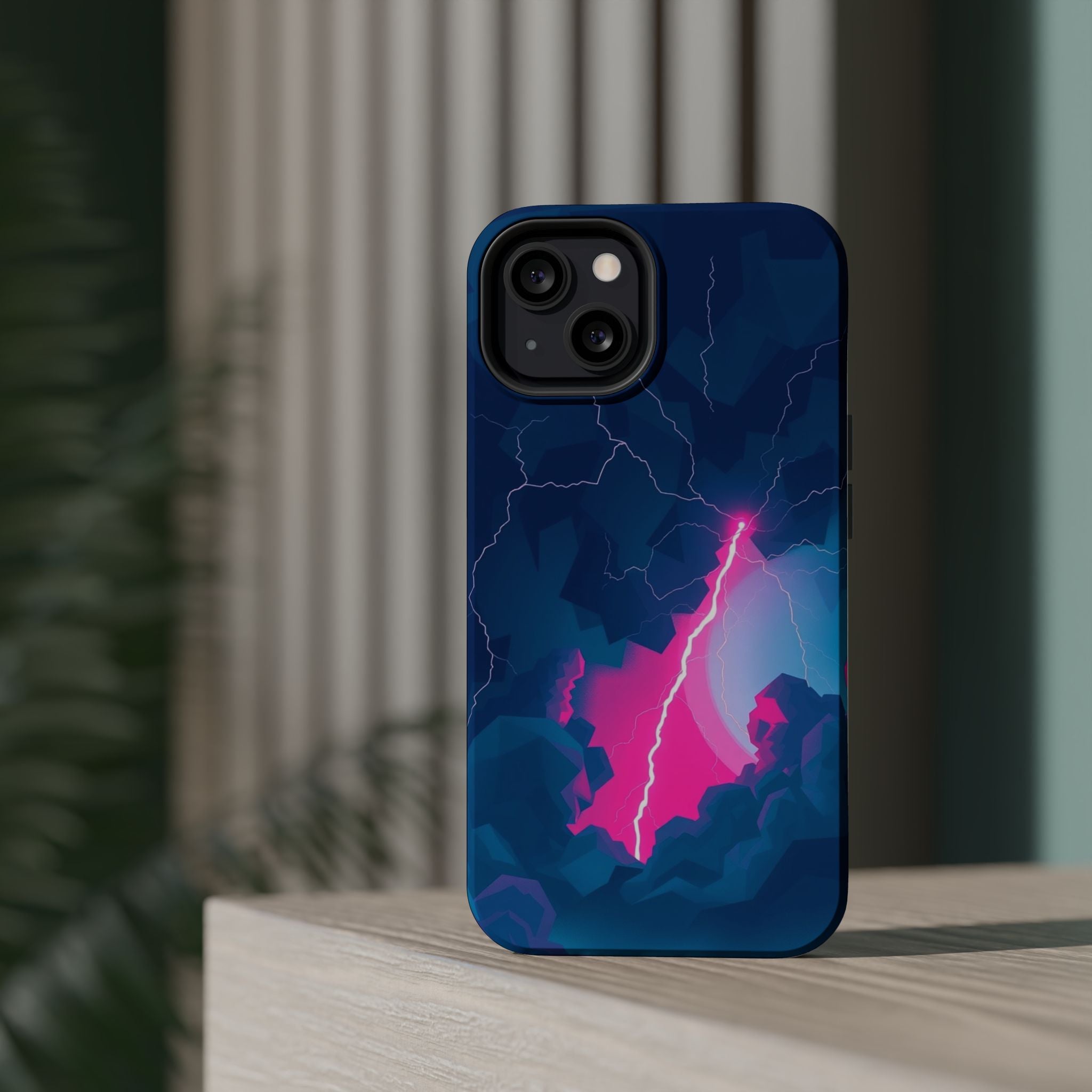 iPhone Thunderstorm Sky Abstract Geometric Slim iPhone Everyday · iPhone Case