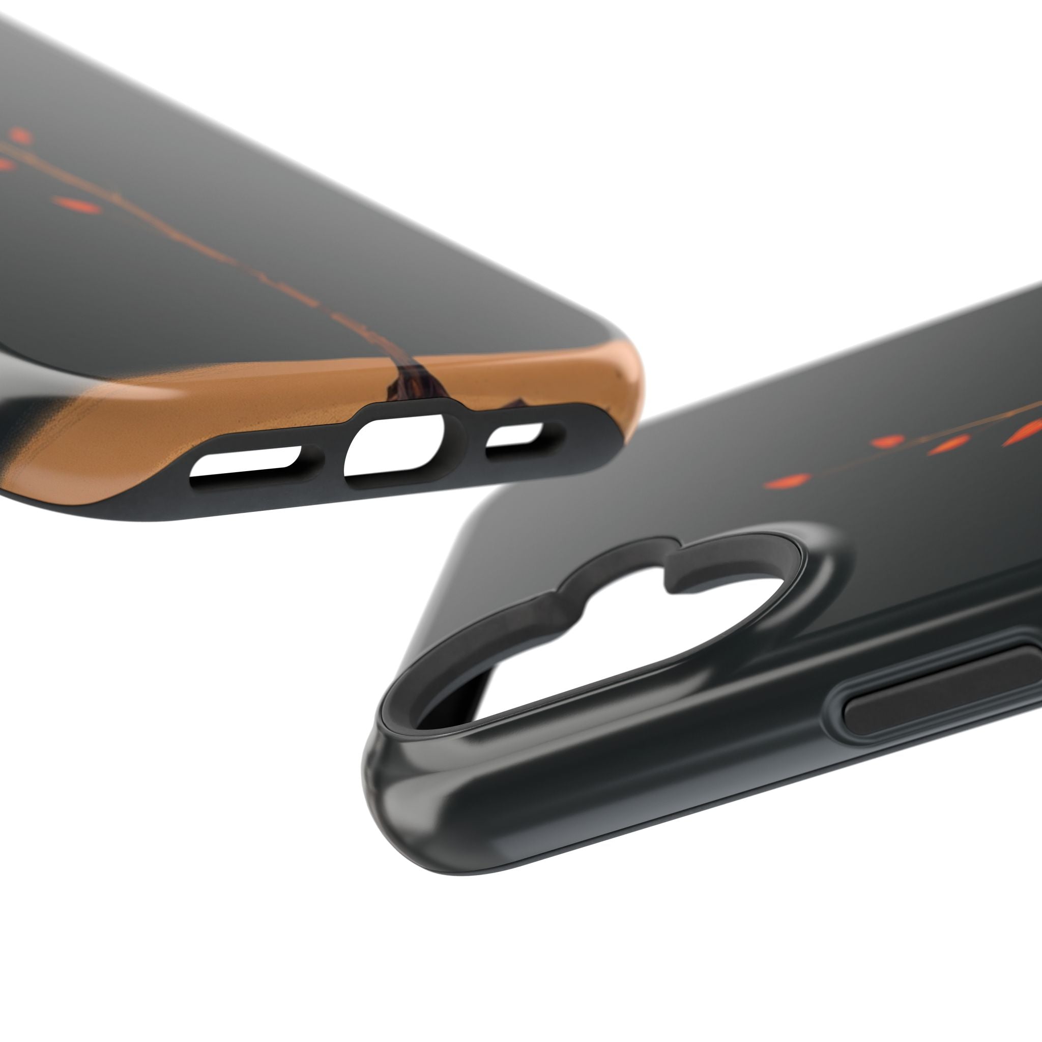 iPhone Burnt Orange And Sand Minimalist Stem Slim iPhone Everyday · iPhone Case