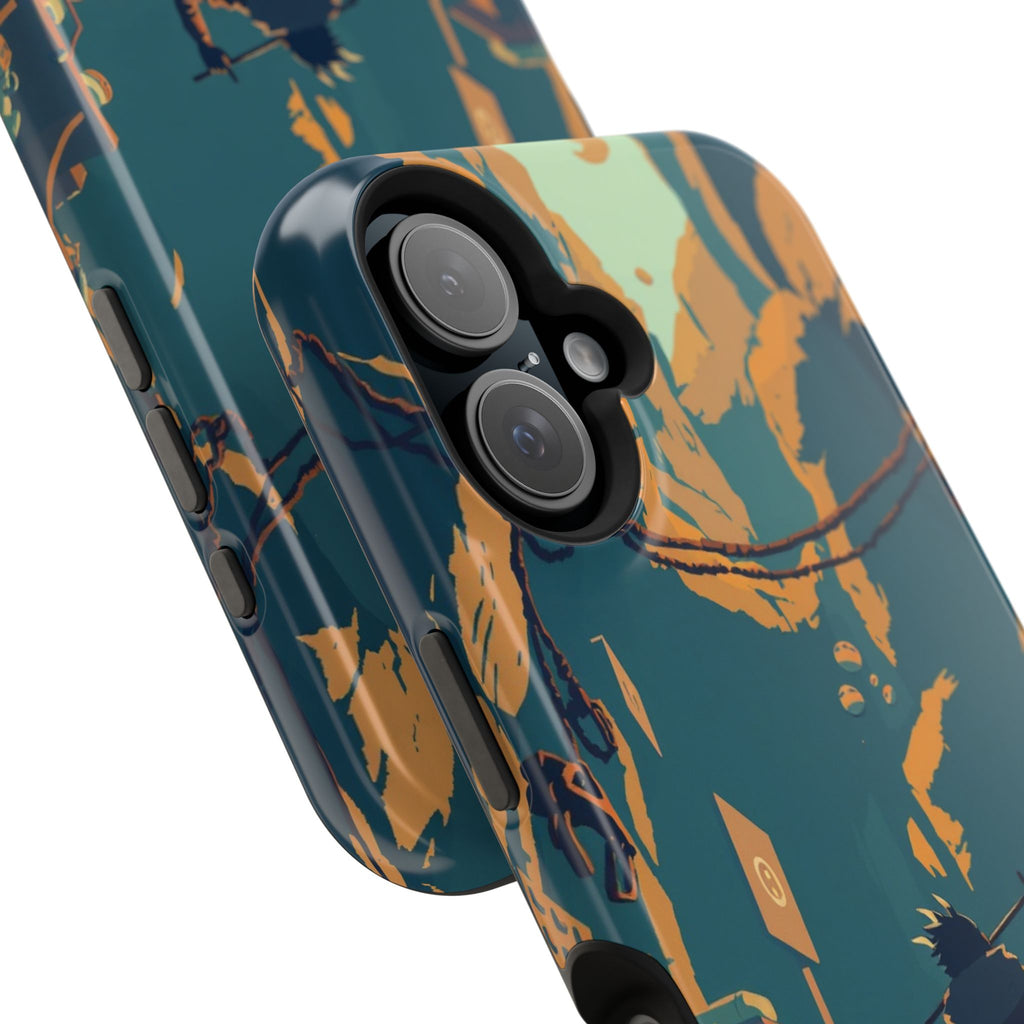 iPhone Mustard And Rust Unhinged in a Cute Way Soft Finish Everyday Case · iPhon