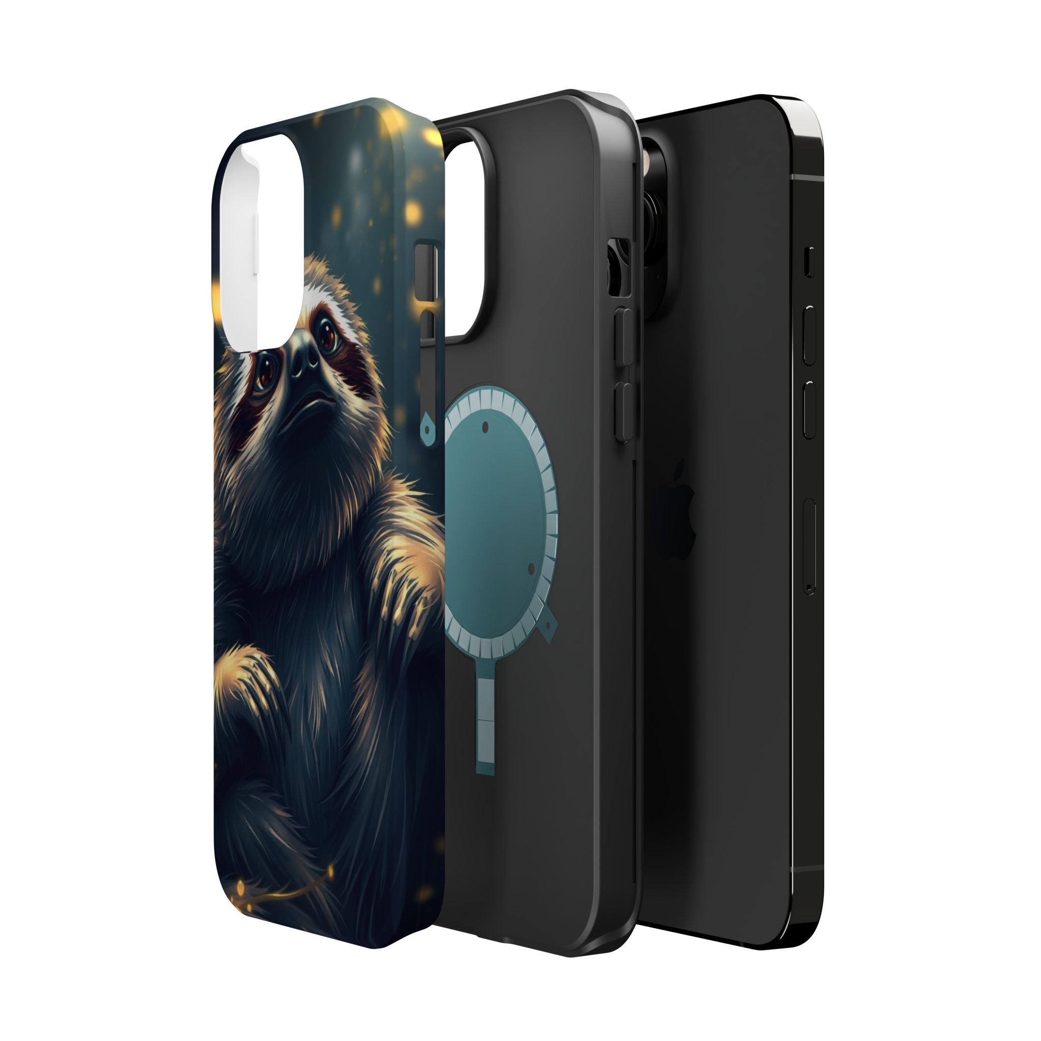 iPhone Vibrant Cozy Sloth Mode Design Slim Everyday Designer Case · iPhone Case