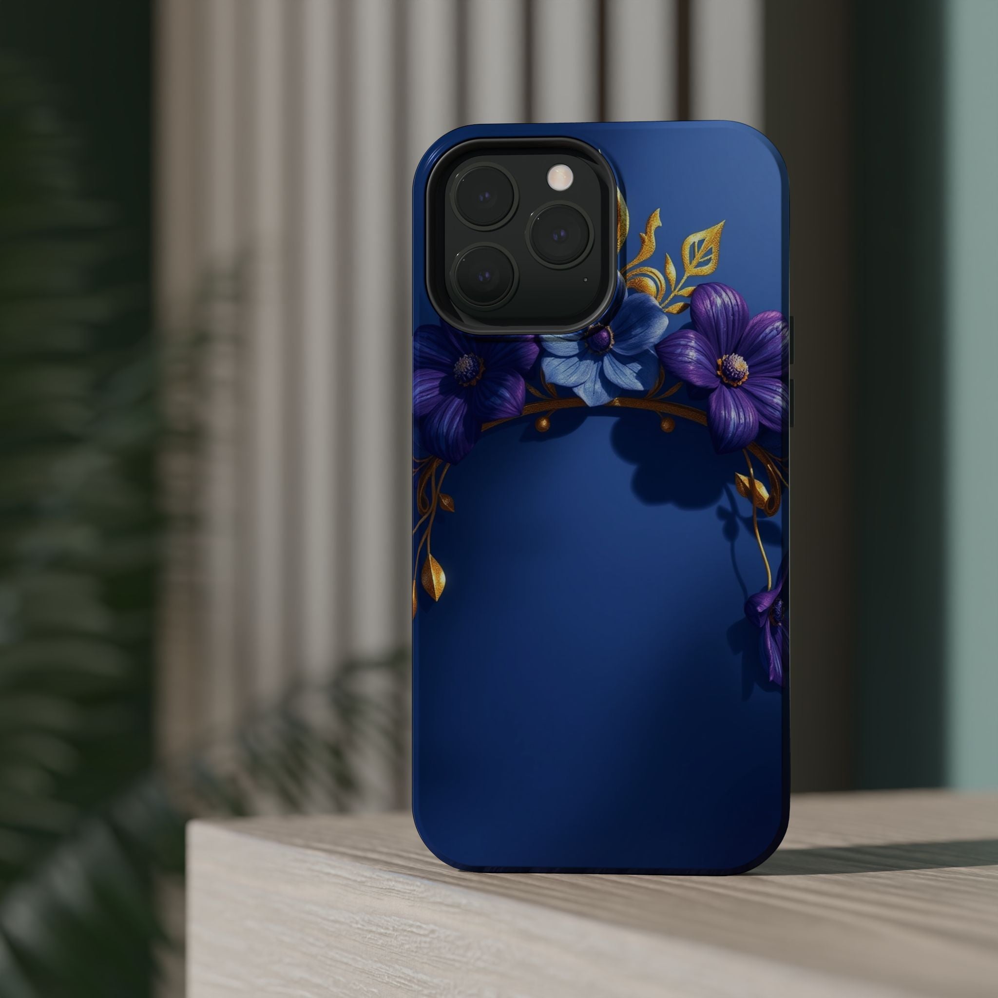 iPhone Vibrant Floral Crown Design 14 Slim Everyday Designer Case · iPhone Case