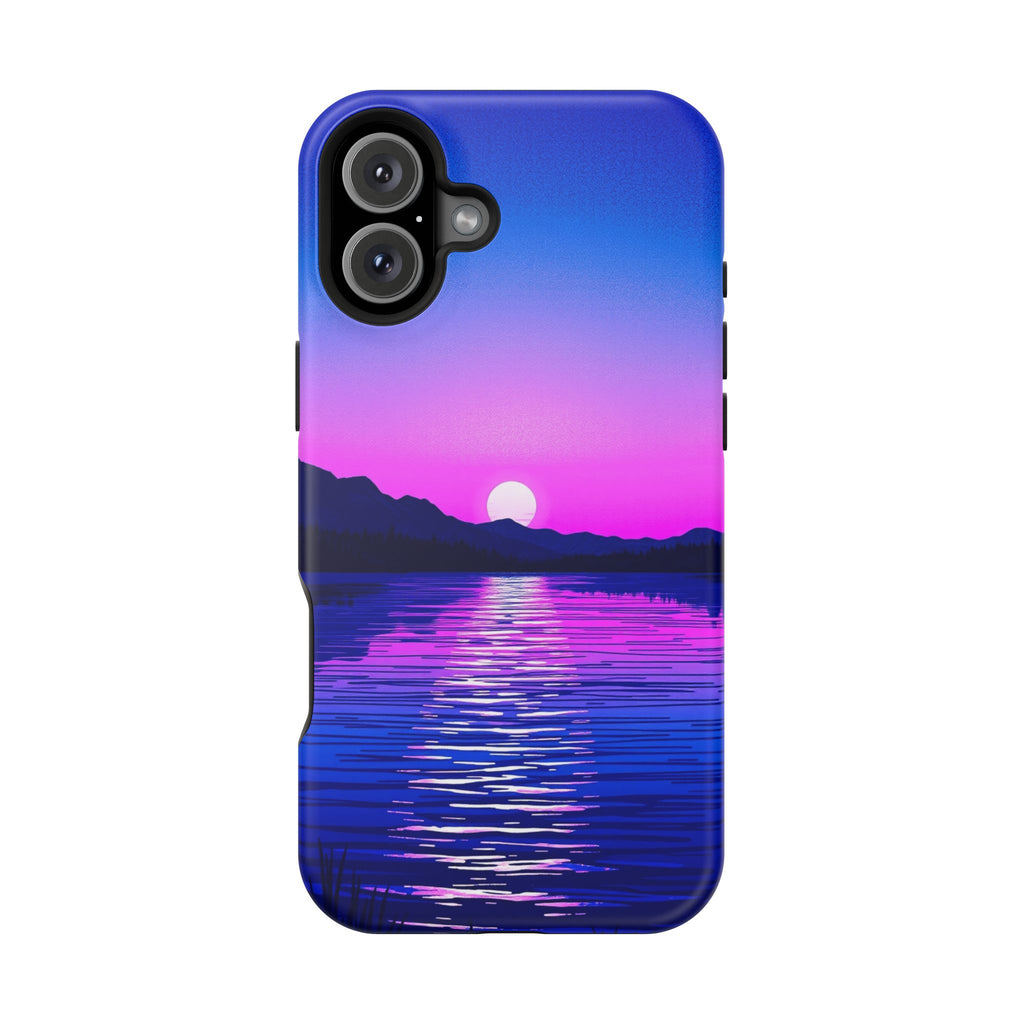 iPhone Indigo And Violet Lake at Twilight Slim iPhone Everyday Designer · iPhone