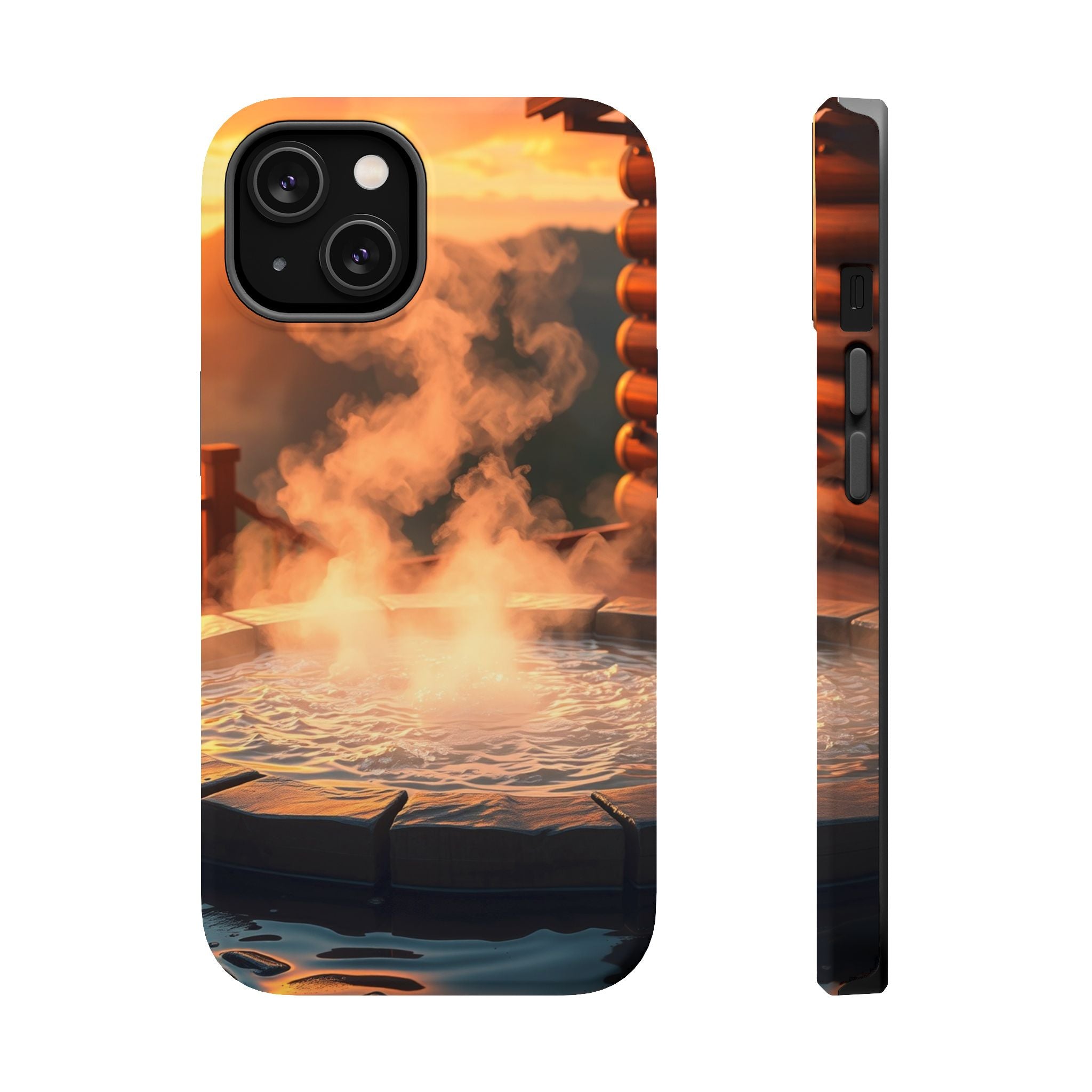iPhone Hot Spring Steam Enchanted Art Slim Everyday Designer Case · iPhone Case