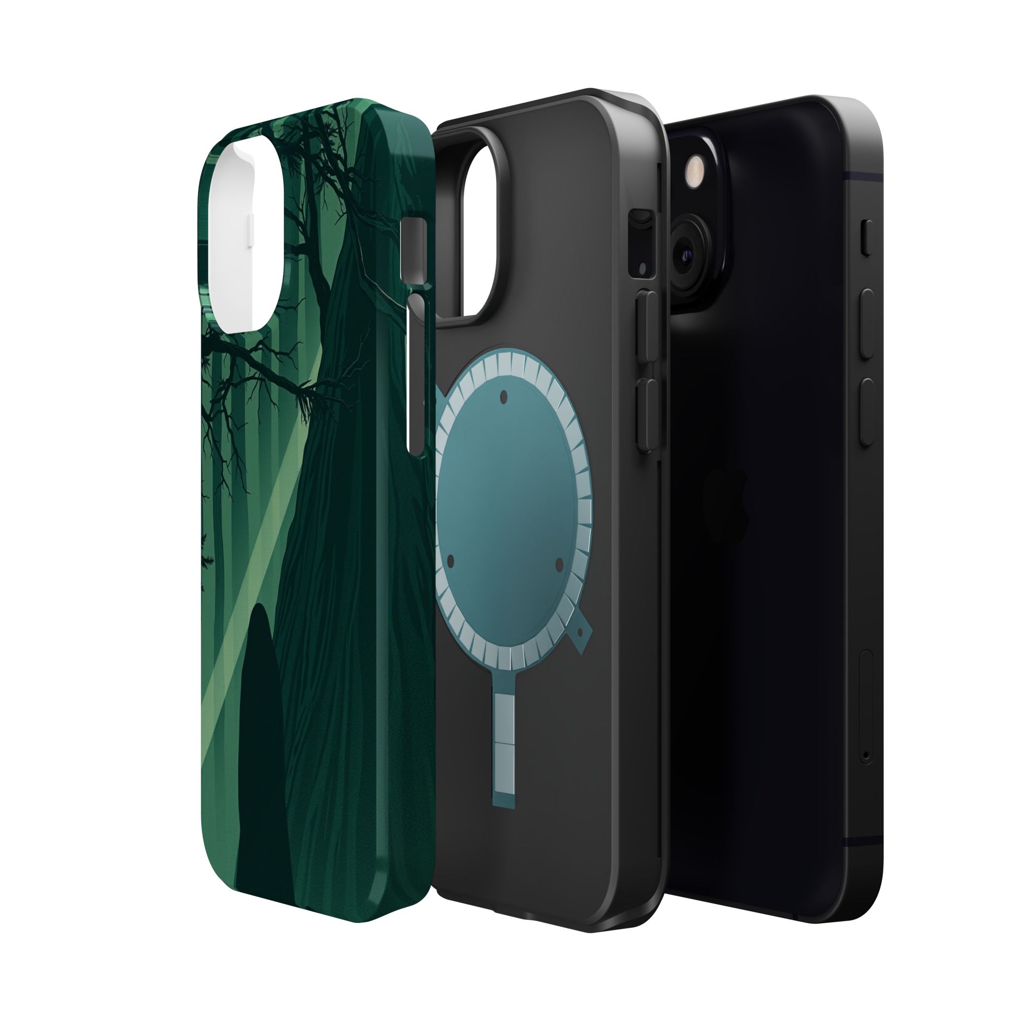 iPhone Sage And Ivory Dark Forest Spirits Slim Everyday Designer Case · iPhone C