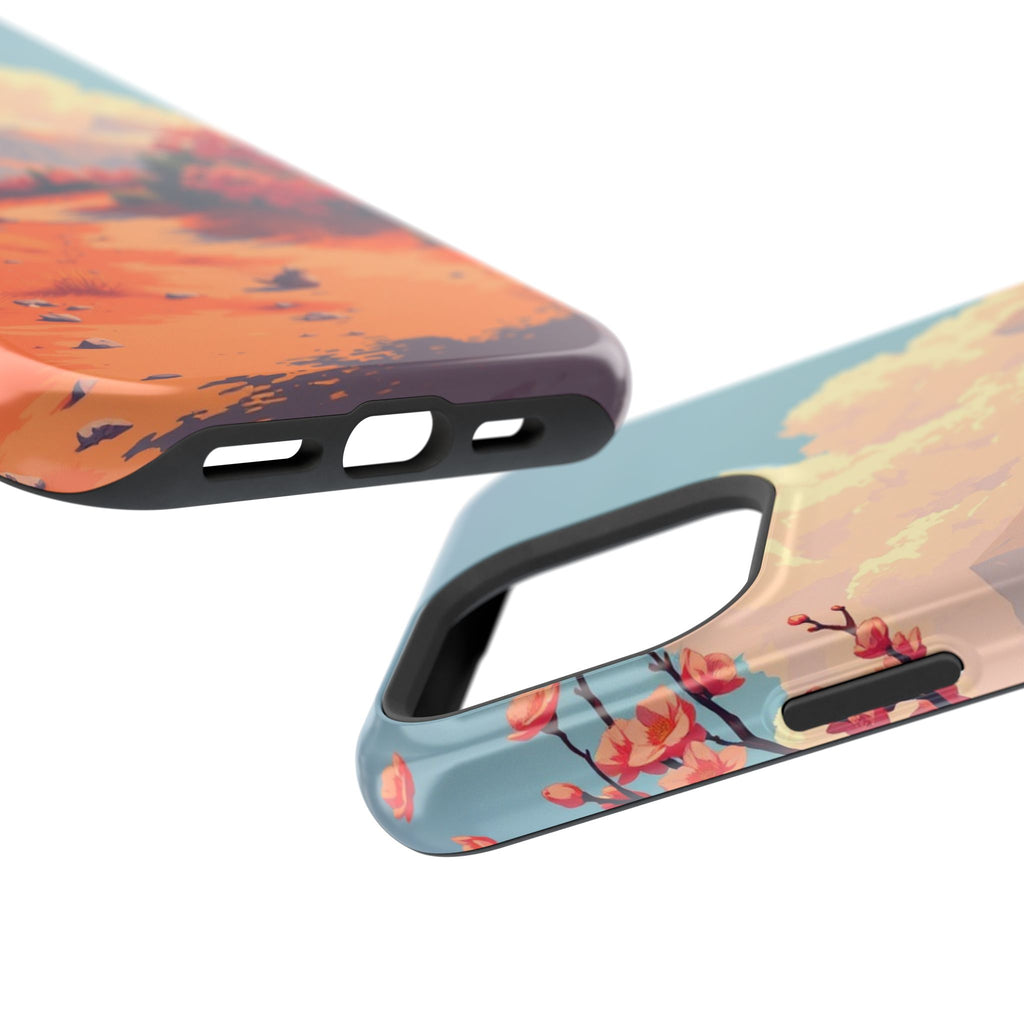 iPhone Burnt Orange And Sand Blossom Trail Slim iPhone Everyday · iPhone Case