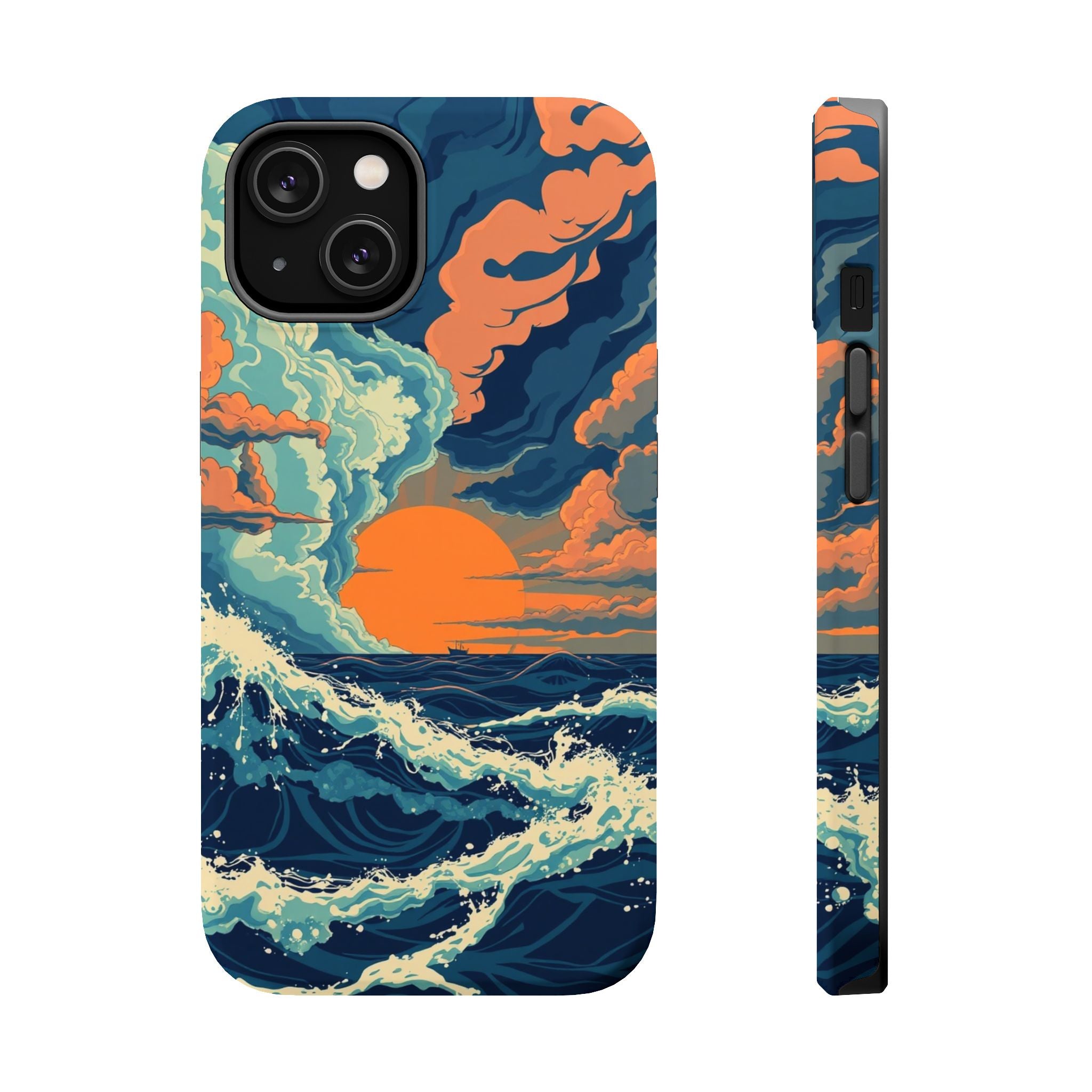 iPhone Storm at Sea Enchanted Art 16 Slim Everyday Designer Case · iPhone Case