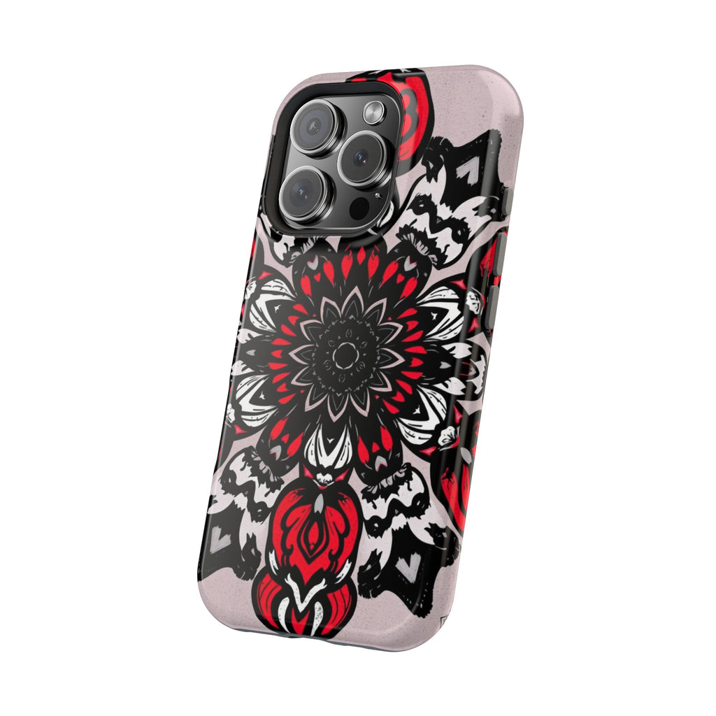 iPhone Floral Mandala Bold Art Slim Everyday Designer Case · iPhone Case