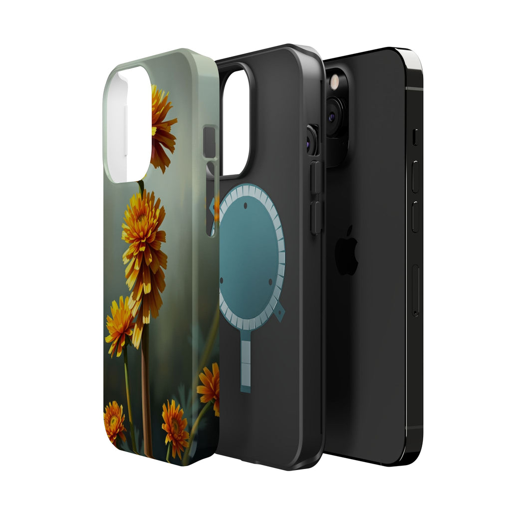 iPhone Ranunculus Stack Electric Art Slim Everyday Designer Case · iPhone Case