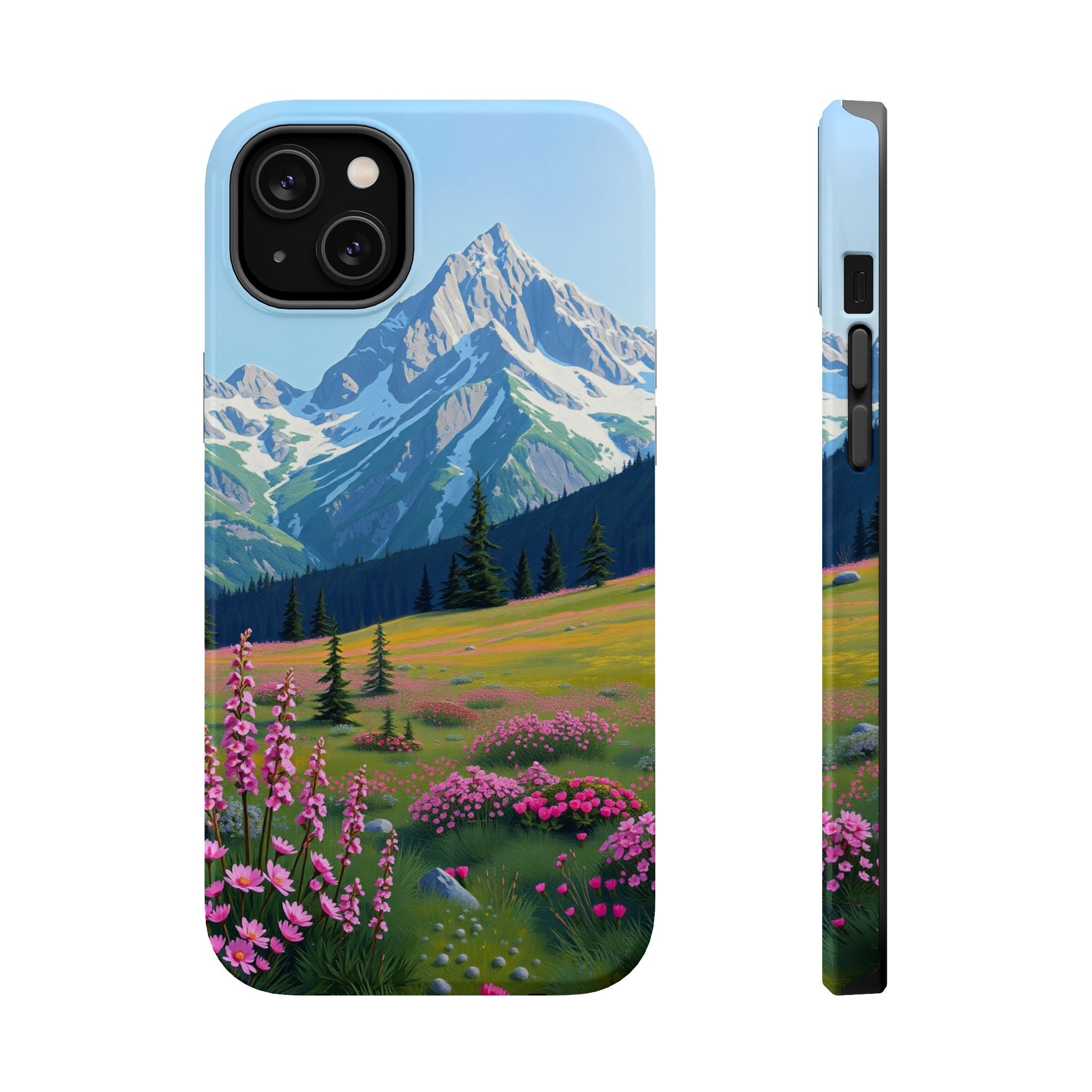 iPhone Earthy Alpine Meadow Design Bold Modern Everyday Snap Case · iPhone Case