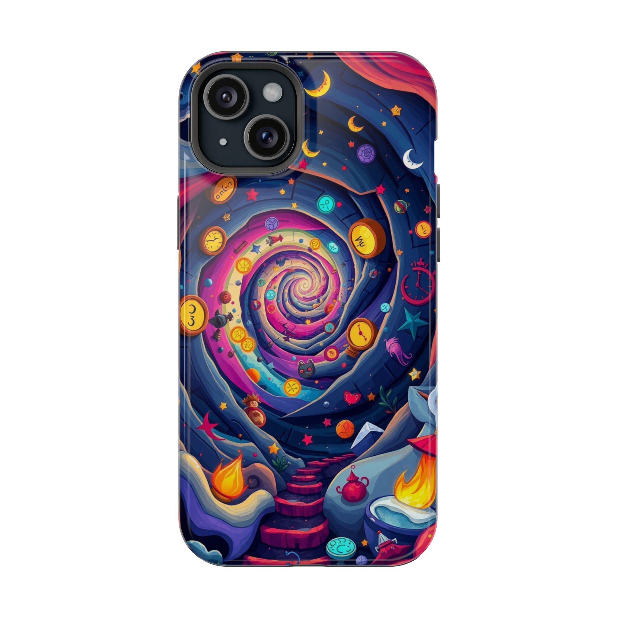 iPhone Time Portal Swirl Kids Fun iPhone Phone Case Gift Clean Minimal · iPhone