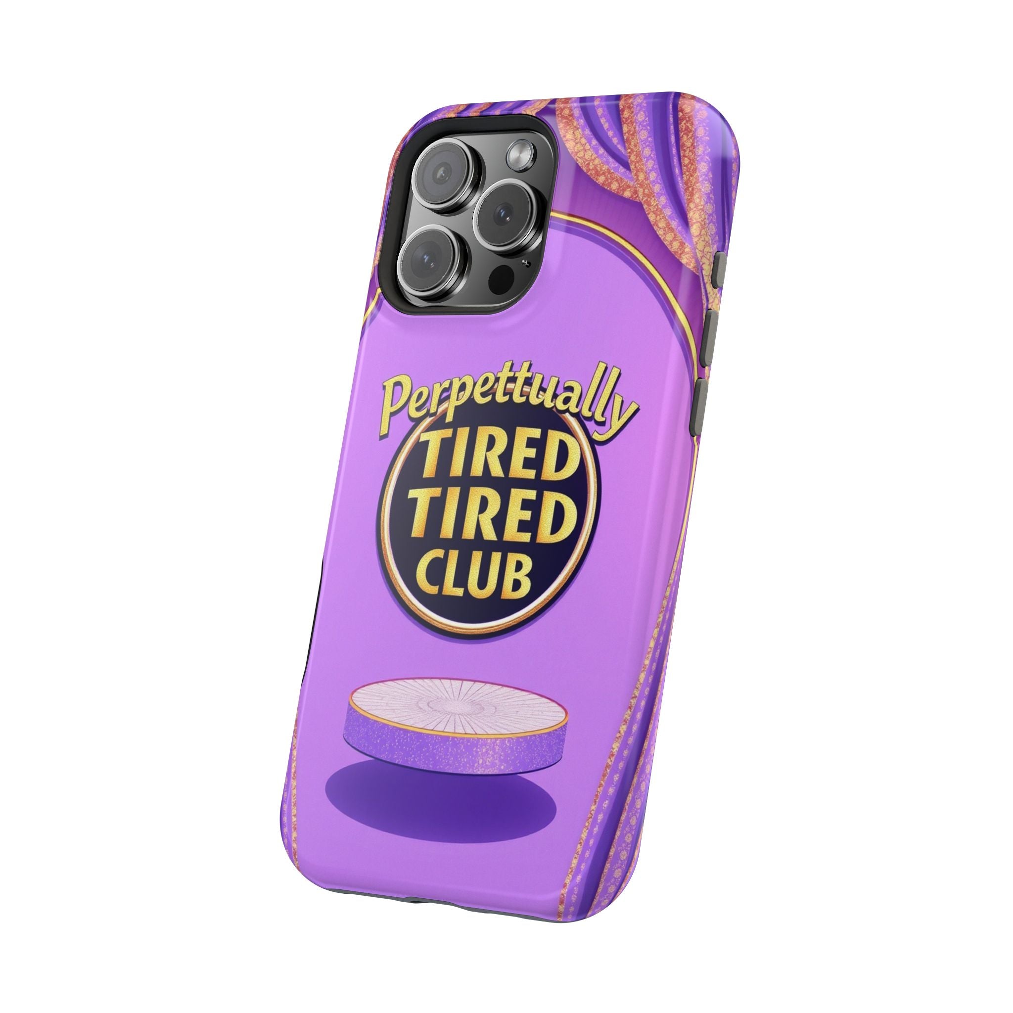 iPhone Perpetually Tired Club Bold Art Slim Everyday Designer Case · iPhone Case