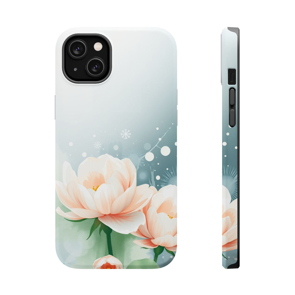 iPhone Serene Floral Watercolor Splash Design Slim iPhone Everyday · iPhone Case