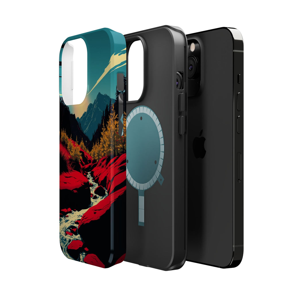 iPhone Earthy Spring Creek Design Bold Modern Everyday Snap Case · iPhone Case