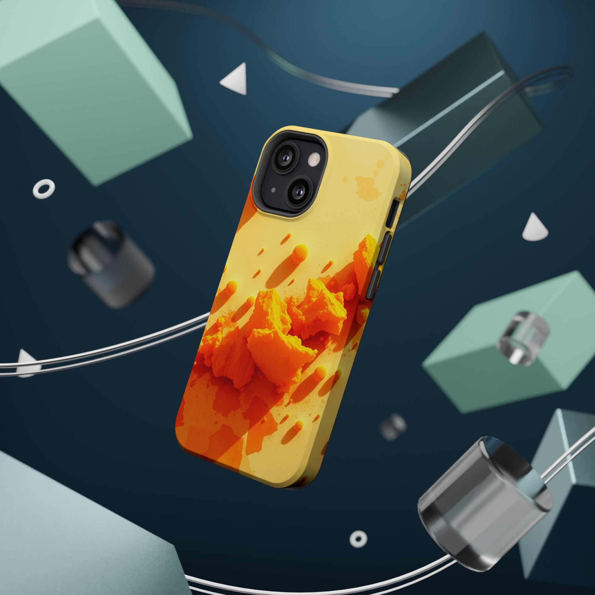 iPhone Mustard And Rust Dissolve Effect Slim Everyday iPhone Designer · iPhone C