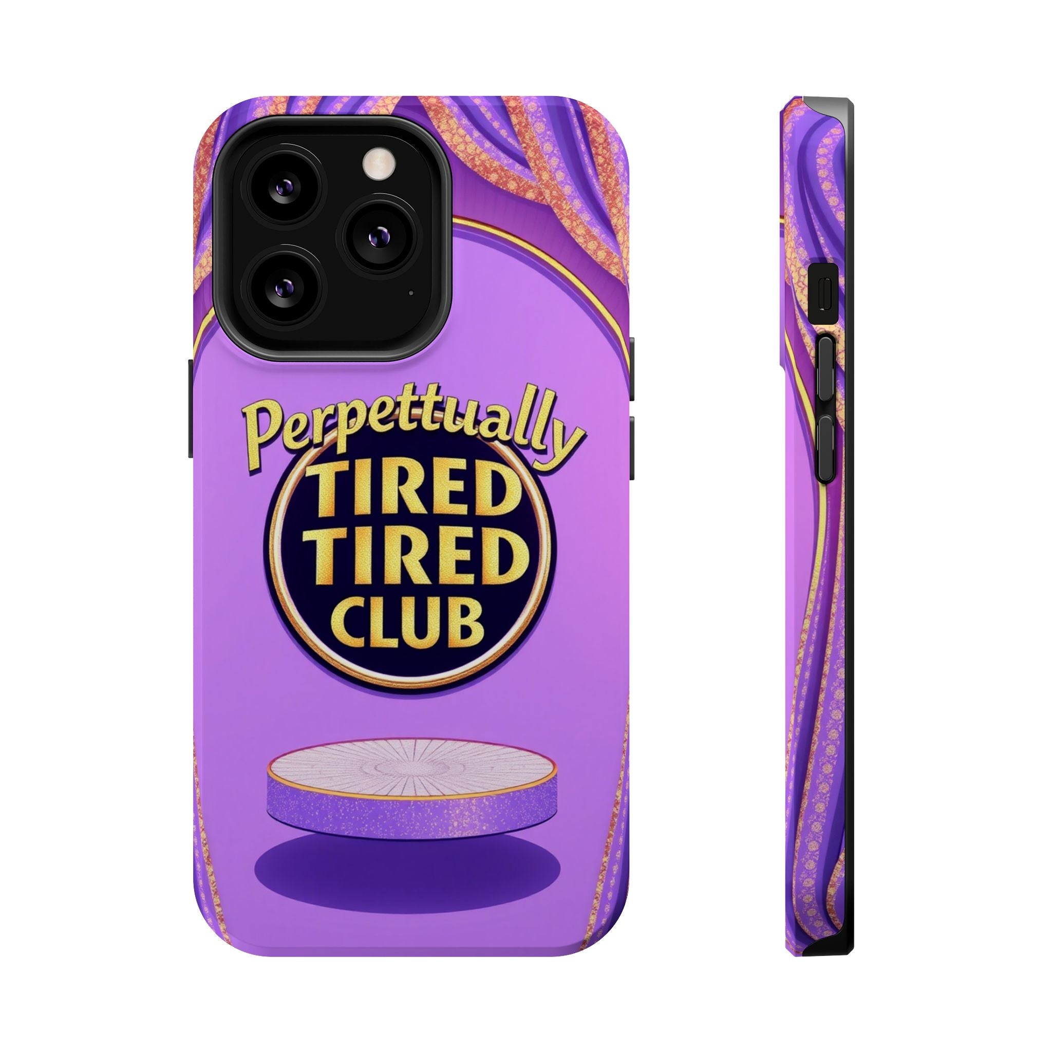 iPhone Perpetually Tired Club Bold Art Slim Everyday Designer Case · iPhone Case