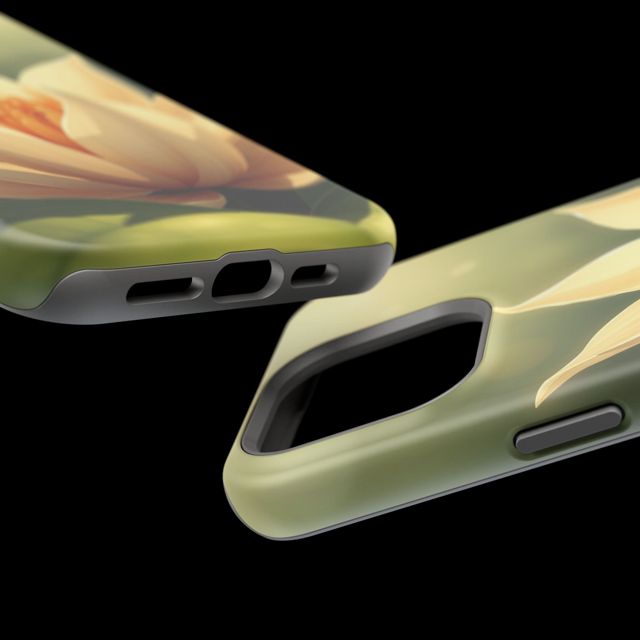 iPhone Bloom and Leaf Grunge Distressed Slim Everyday iPhone Designer · iPhone C