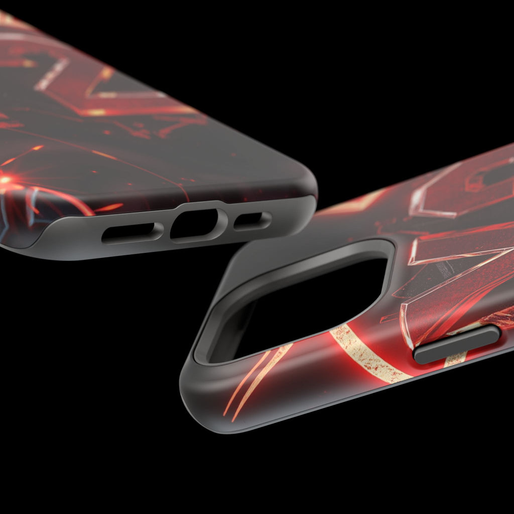 iPhone Y2K Holographic Bold Art Slim Everyday Designer Case · iPhone Case