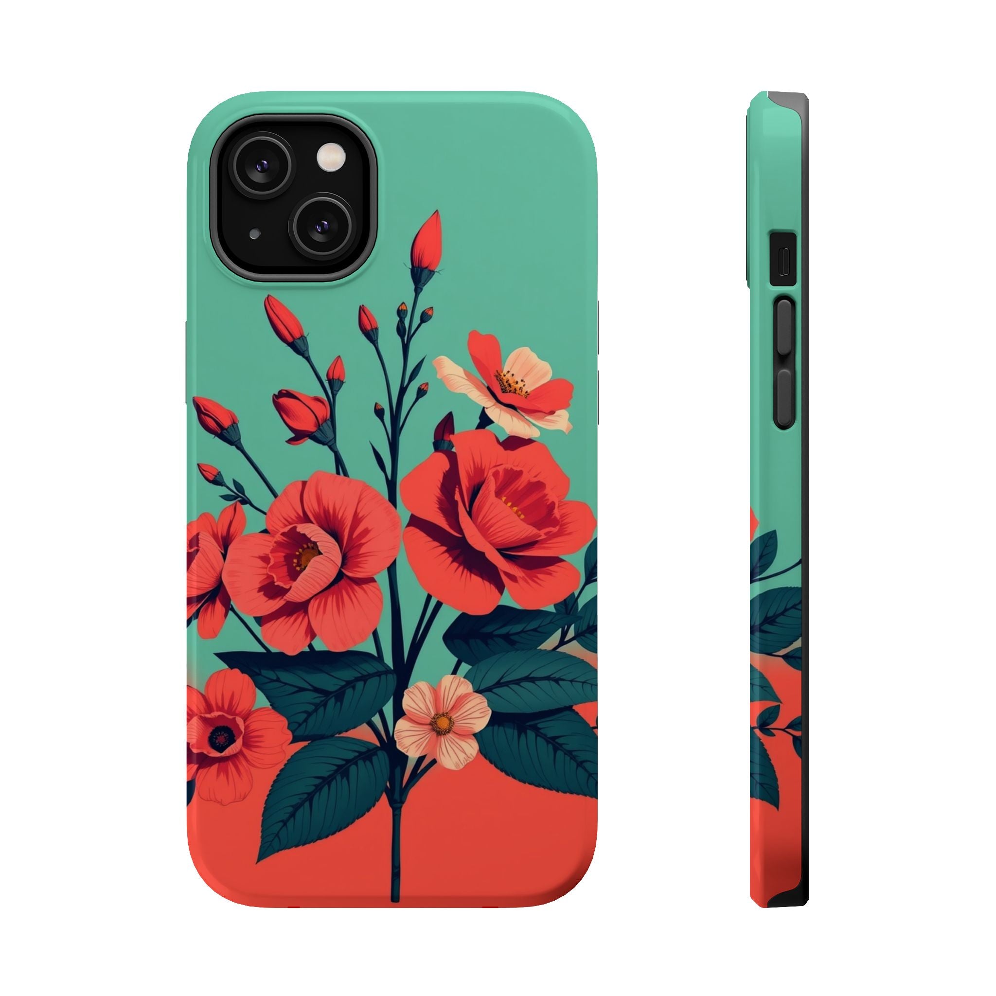 iPhone Pin-up Floral Cinematic Art Bold Modern Everyday Snap Case · iPhone Case
