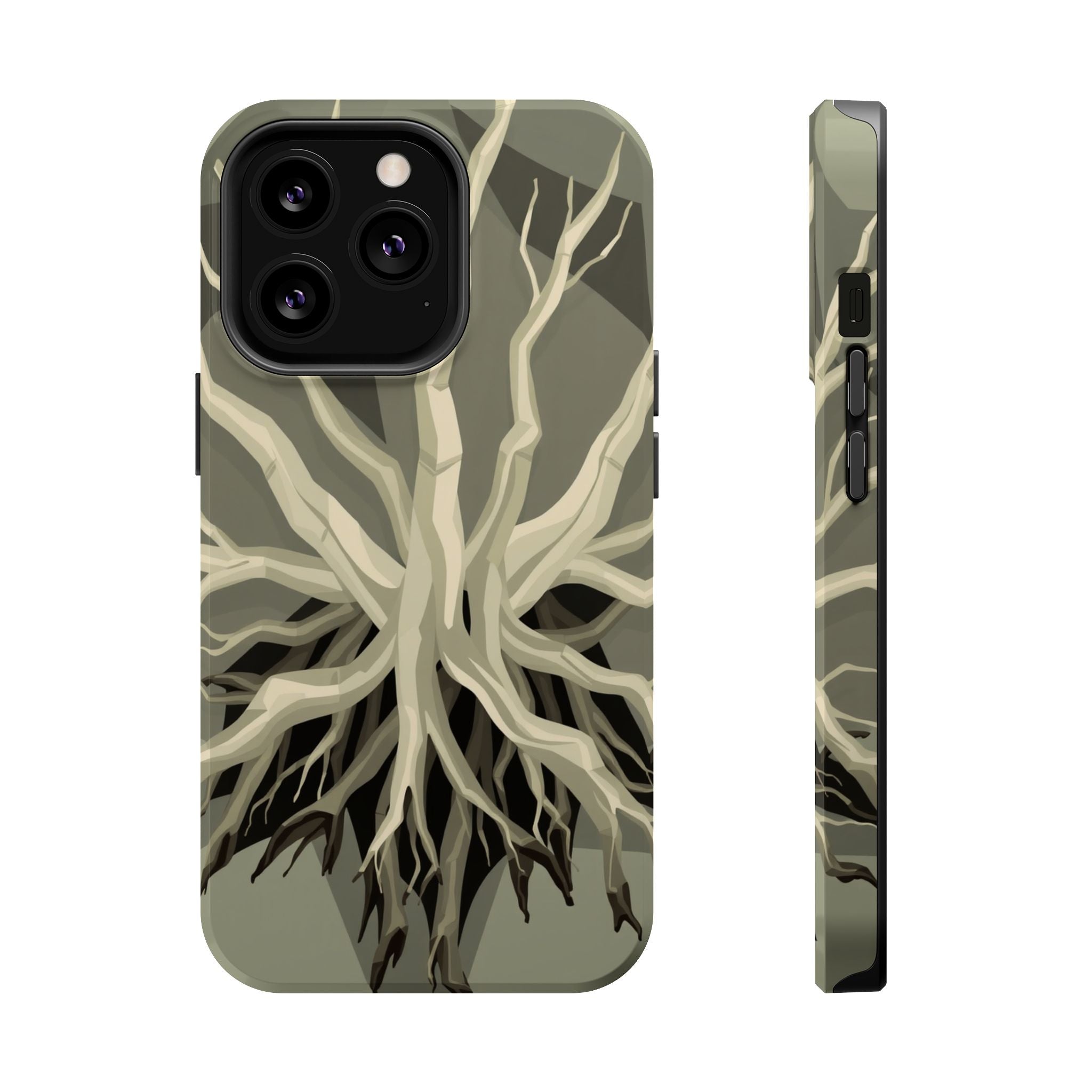 iPhone Sage And Ivory Mangrove Roots Slim Everyday Designer Case · iPhone Case