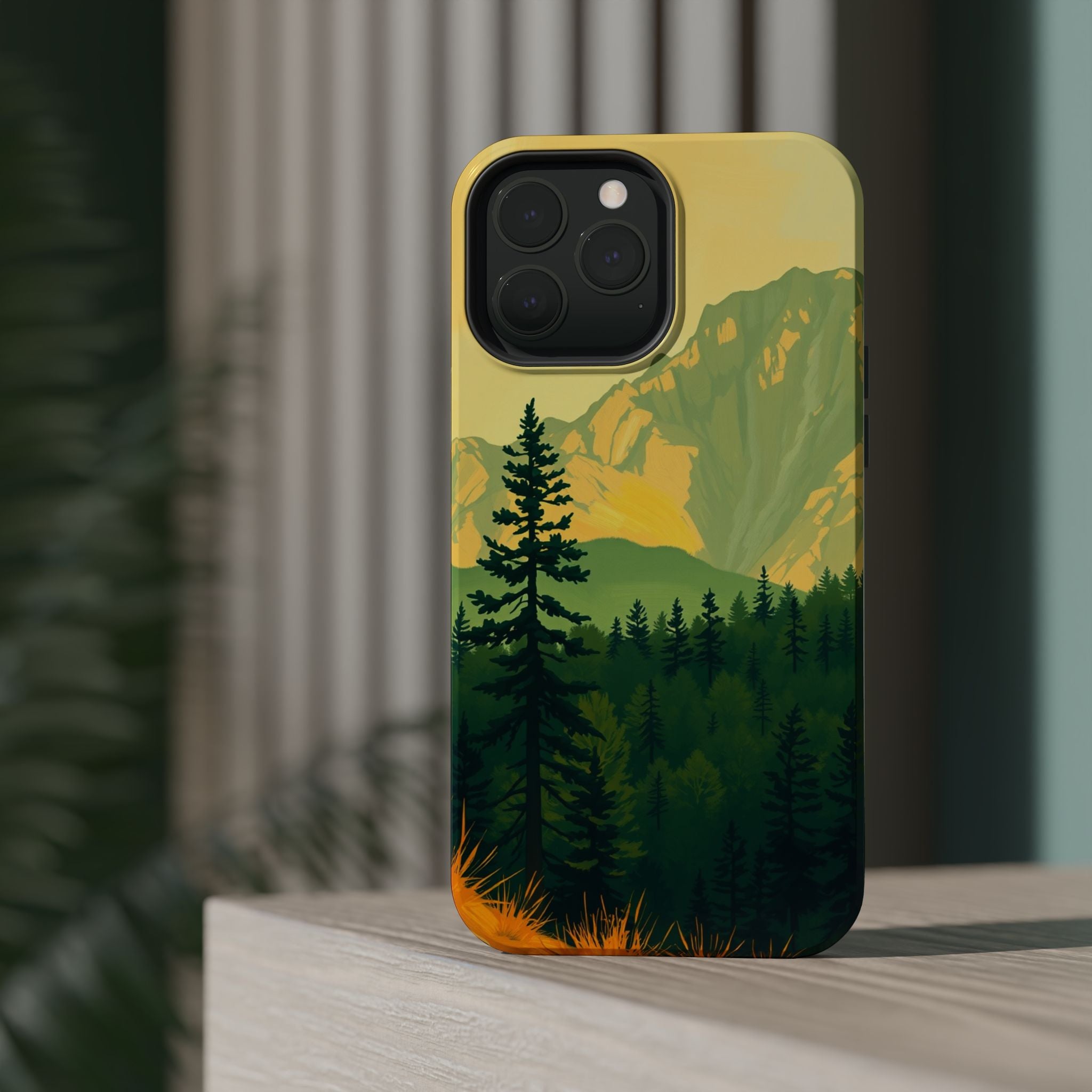 iPhone Pine Ridge Oil Painting Impressionist Slim iPhone Everyday · iPhone Case