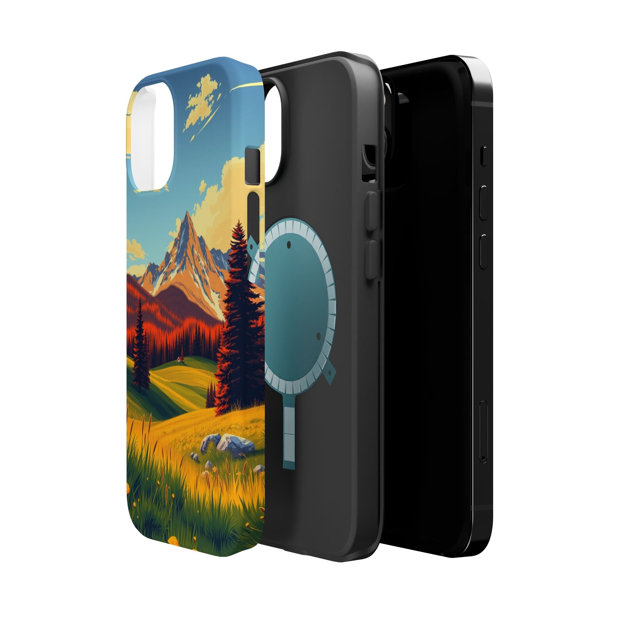 iPhone Radiant Alpine Meadow Design Slim Everyday Designer Case · iPhone Case