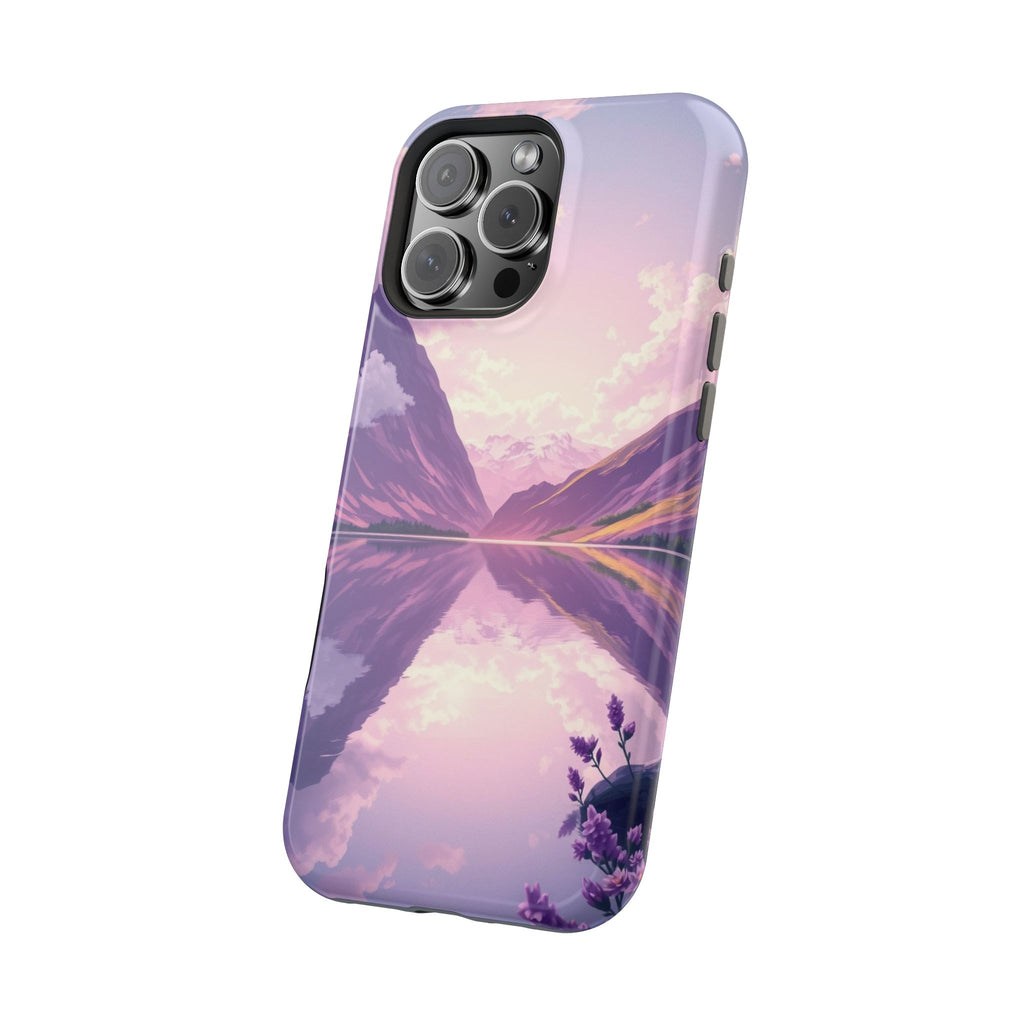 iPhone Lavender And Pearl Fjord Reflection Slim iPhone Everyday · iPhone Case