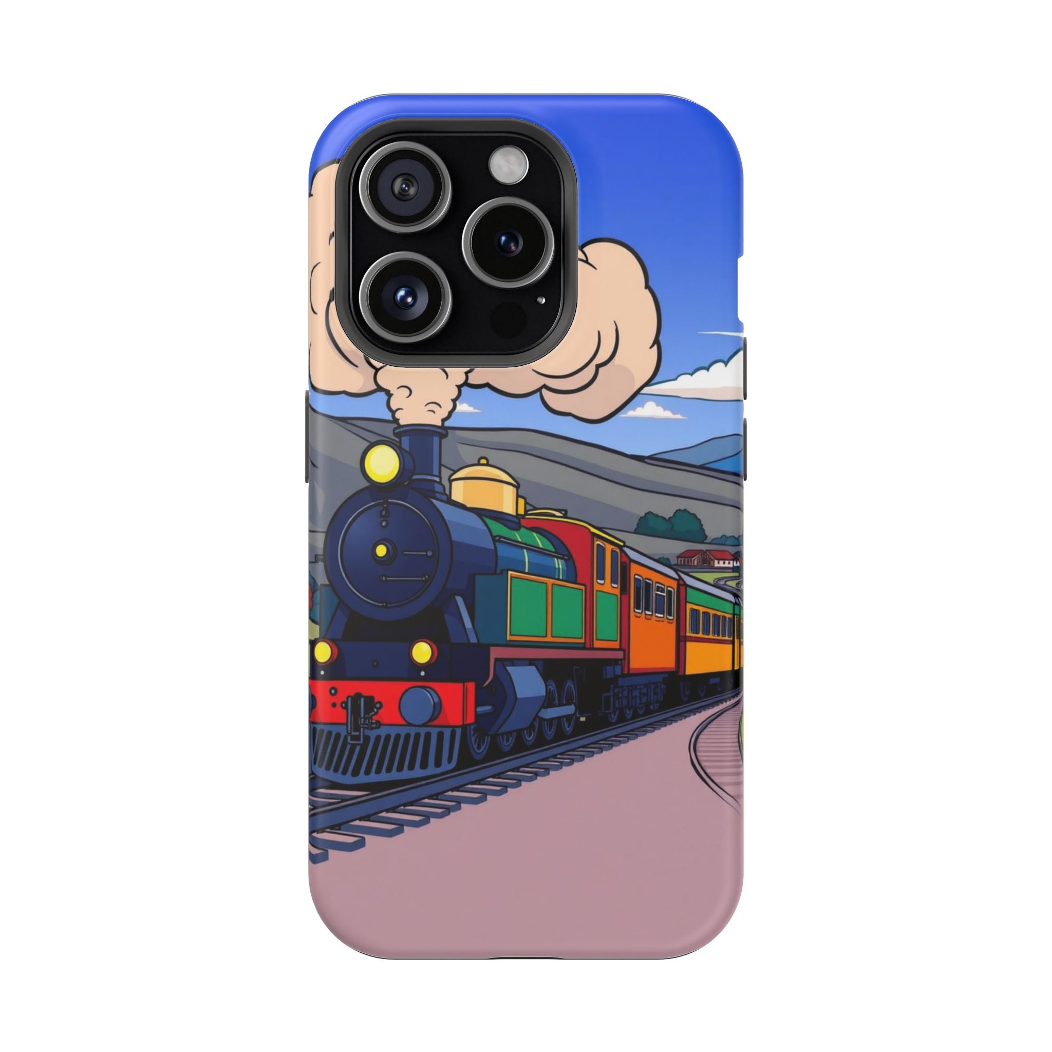 iPhone Steam Locomotive Puff Kids Fun iPhone Phone Case Gift Slim · iPhone Case