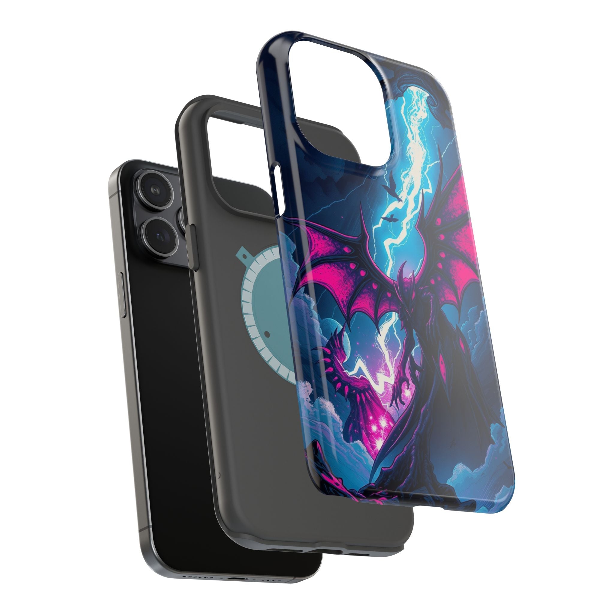 iPhone Radiant Hatching Storm Design Slim Everyday Designer Case · iPhone Case