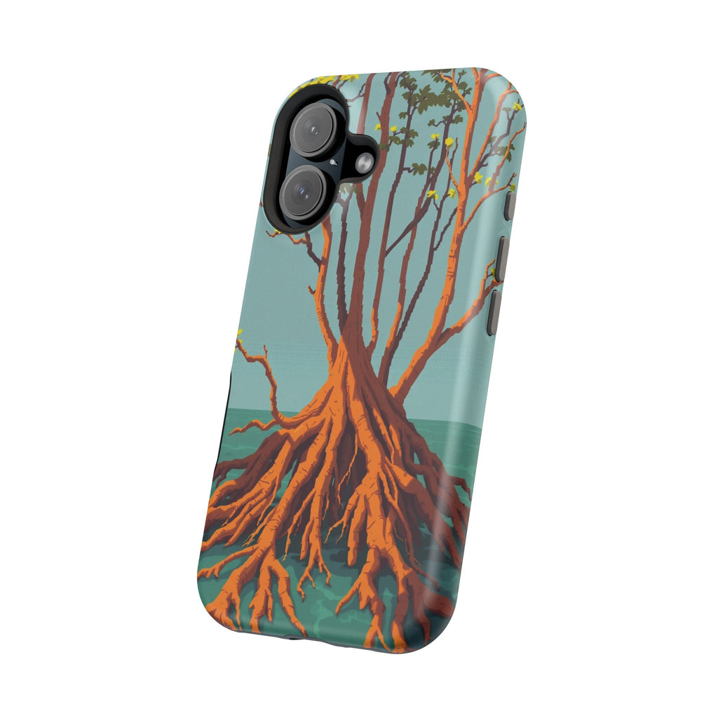 iPhone Mustard And Rust Mangrove Roots Slim Everyday iPhone 13 Designer · iPhone