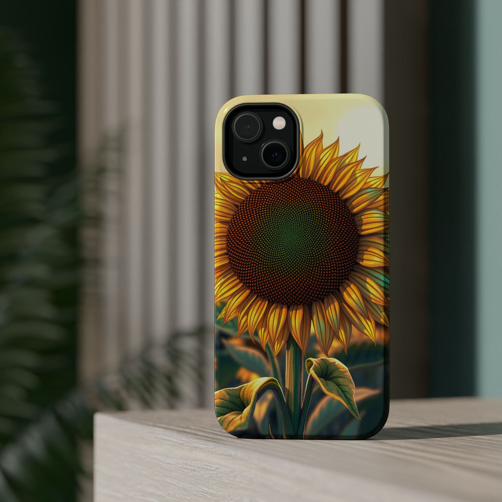 iPhone Sunflower Prairie Bold Art Bold Modern Everyday Snap Case · iPhone Case