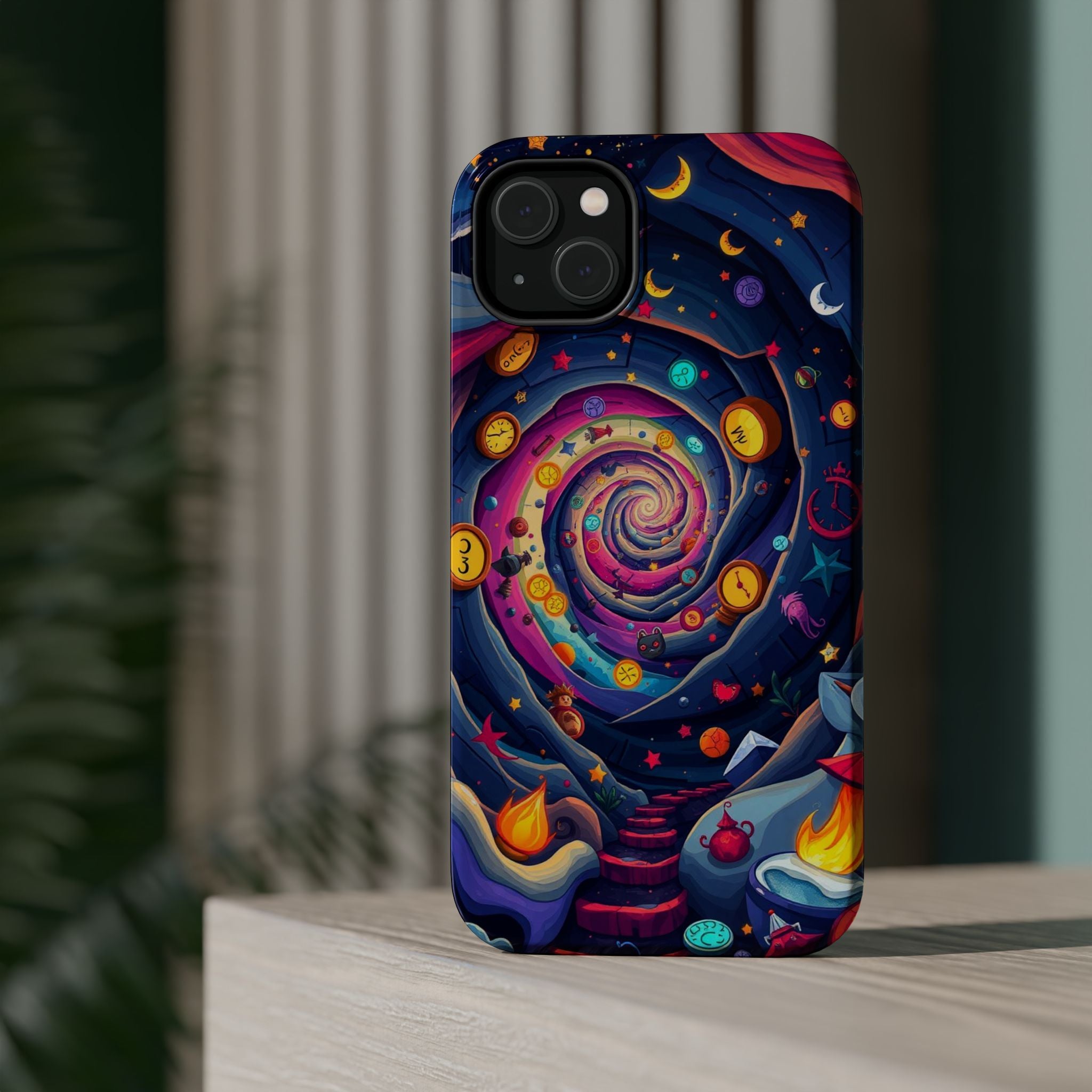 iPhone Time Portal Swirl Kids Fun iPhone Phone Case Gift Clean Minimal · iPhone