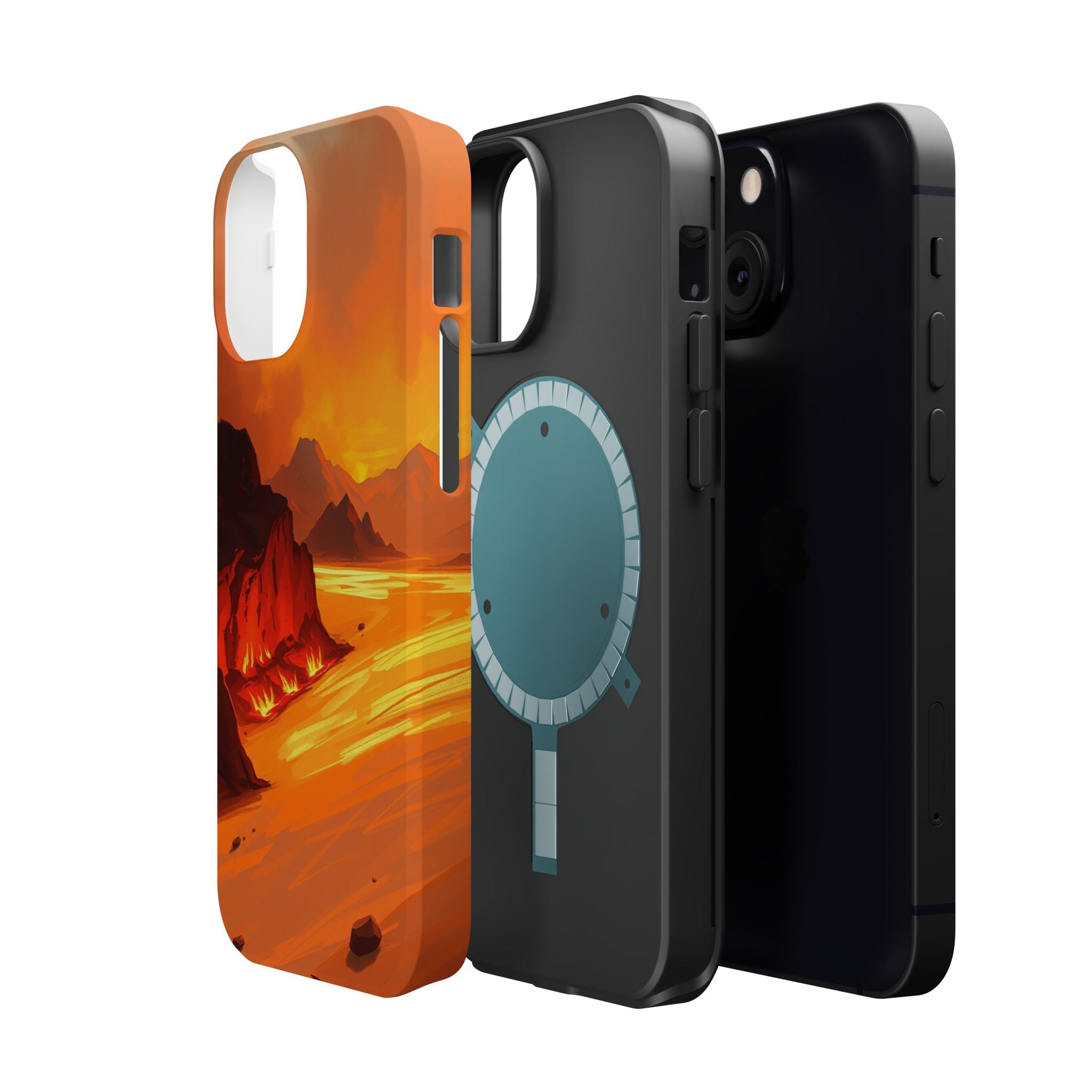 iPhone Burnt Orange And Sand Wildfire Glow Slim iPhone Everyday · iPhone Case