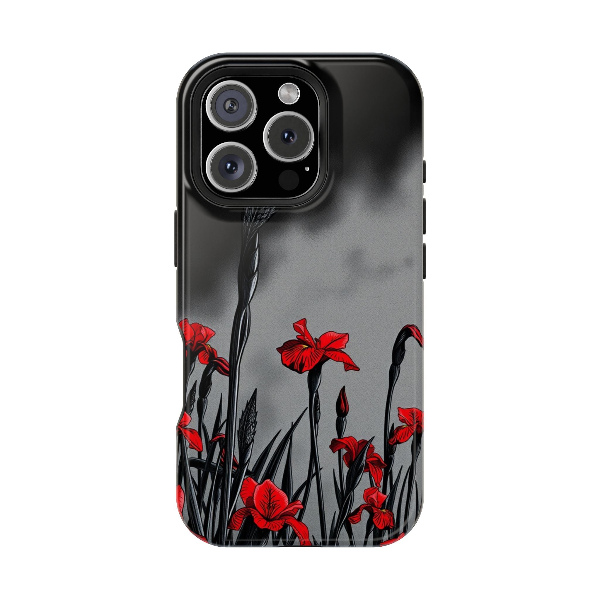 iPhone Iris Garden Cinematic Art Soft Finish Everyday Cas Slim Snap Case · iPhon