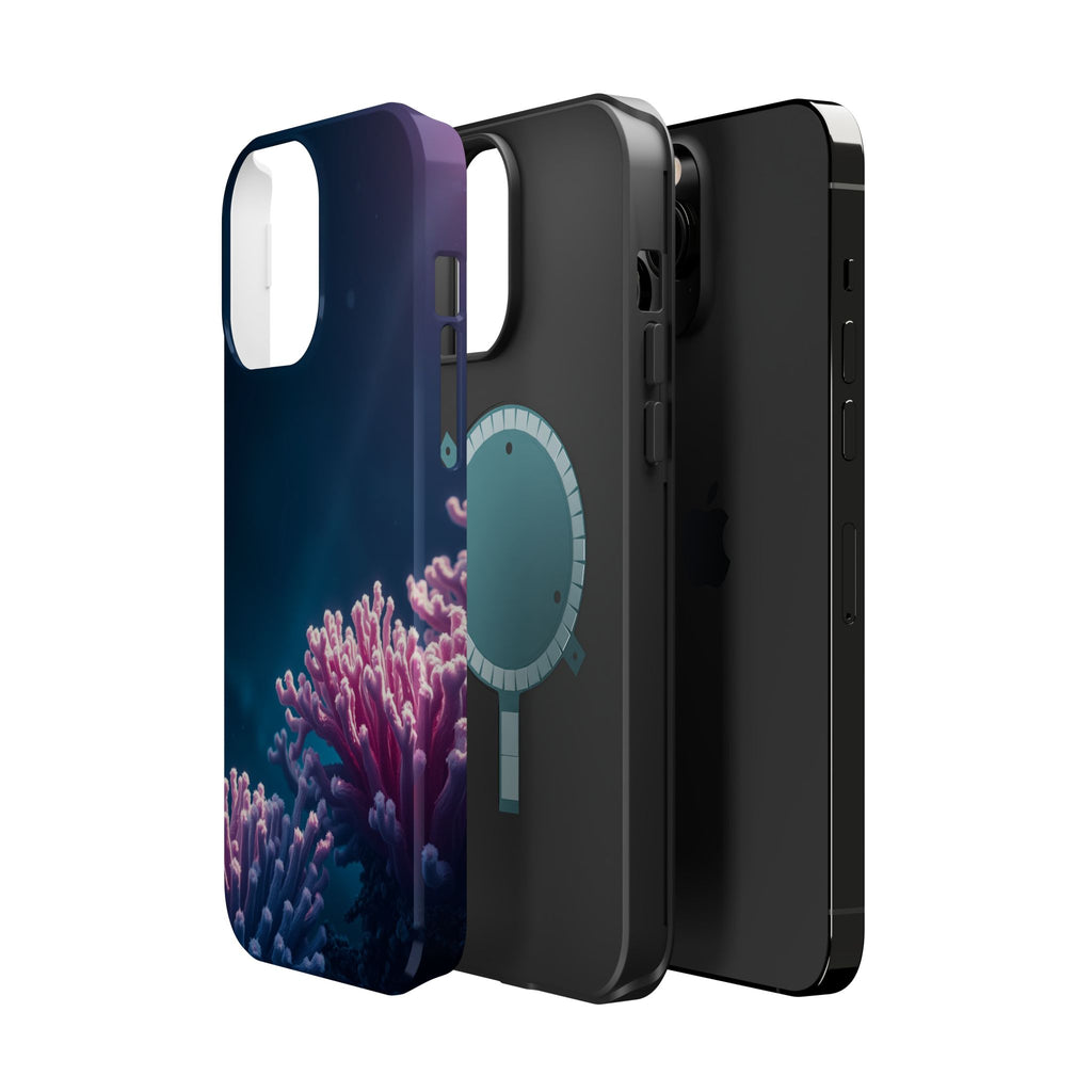 iPhone Indigo And Violet Coral Reef Life Slim Everyday iPhone 15 · iPhone Case