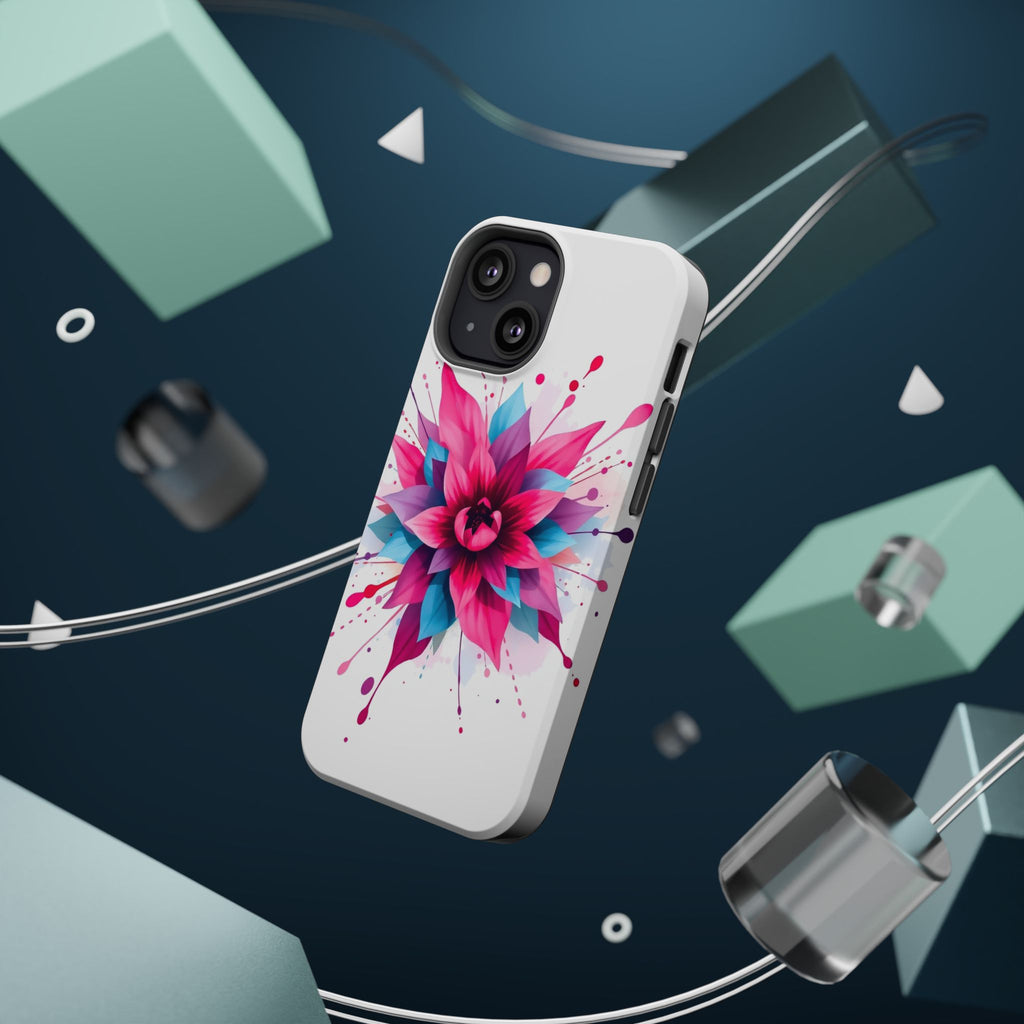 iPhone Floral Watercolor Splash Electric Art Slim iPhone Everyday · iPhone Case