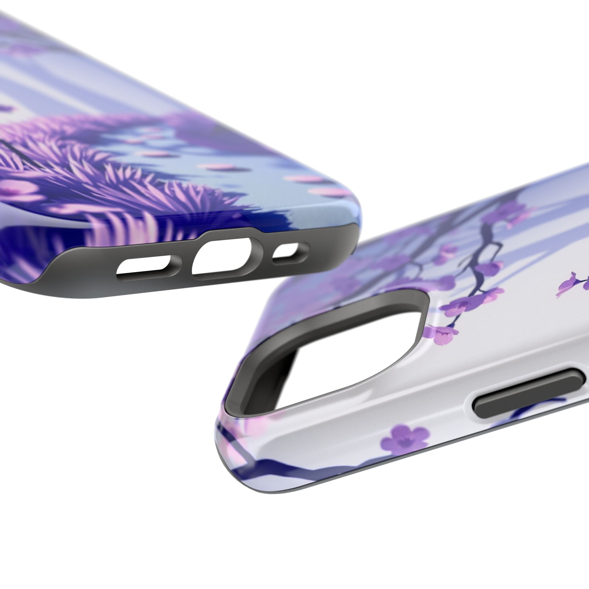 iPhone Blossom Trail Paper Cut Art Bold Modern Everyday Snap Case · iPhone Case