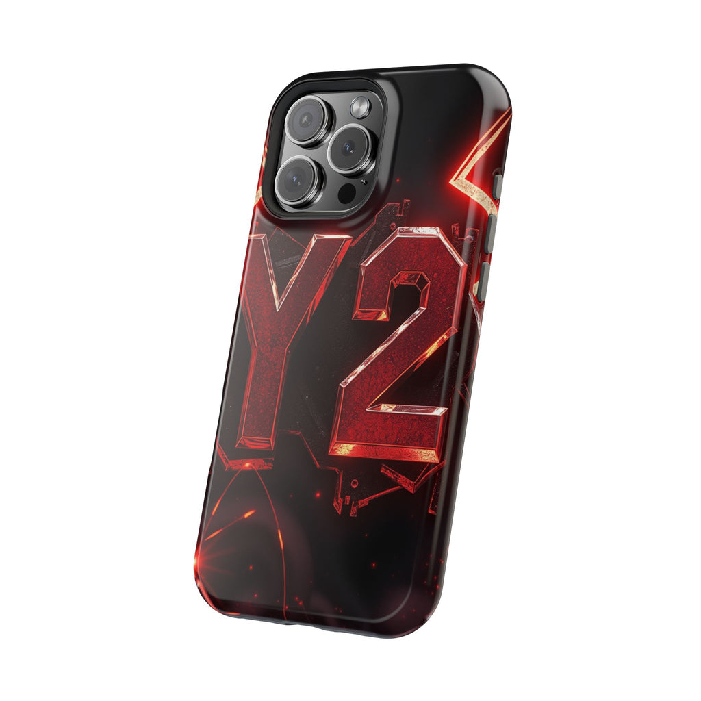 iPhone Y2K Holographic Bold Art Slim Everyday Designer Case · iPhone Case