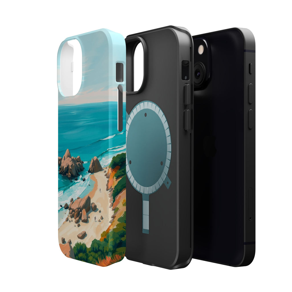 iPhone Pebble Beach Cinematic Art Bold Modern Everyday Snap Case · iPhone Case