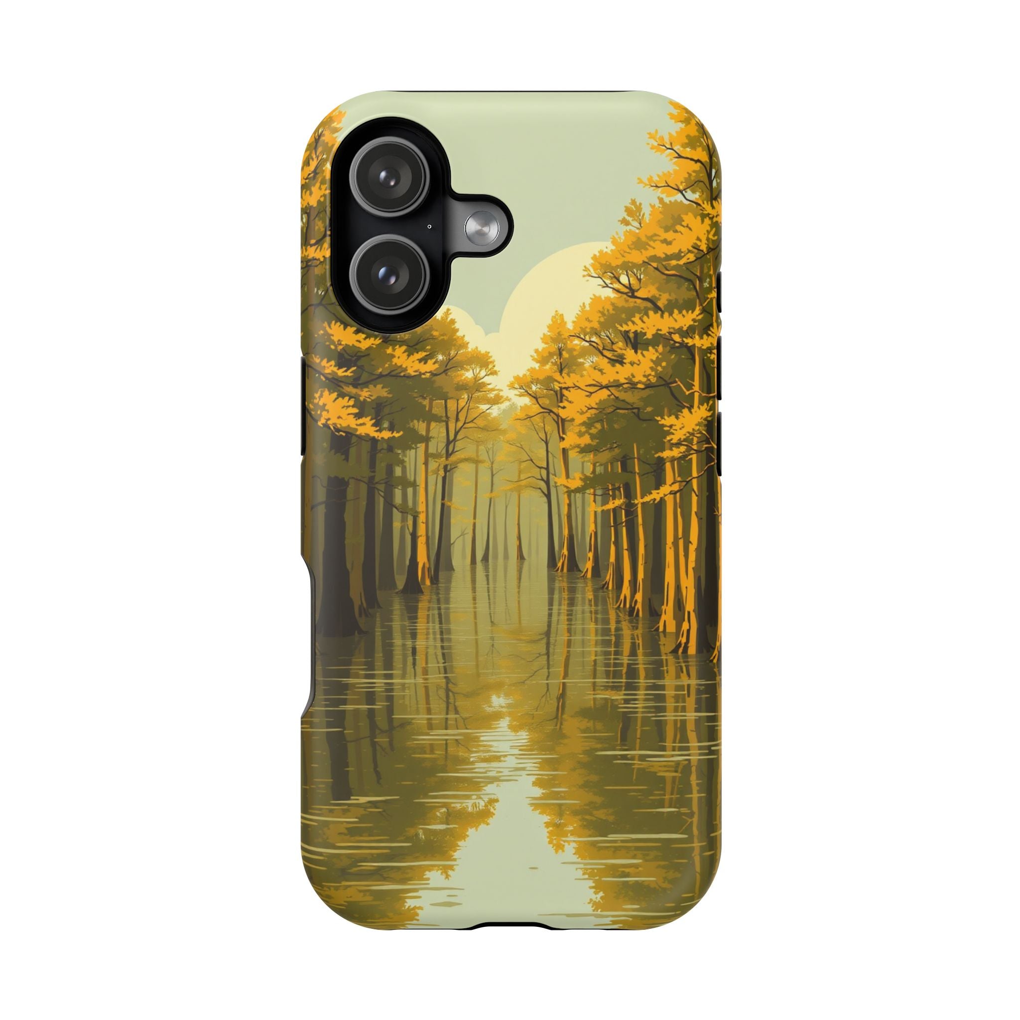 iPhone Cypress Swamp Enchanted Art Bold Modern Everyday Snap Case · iPhone Case