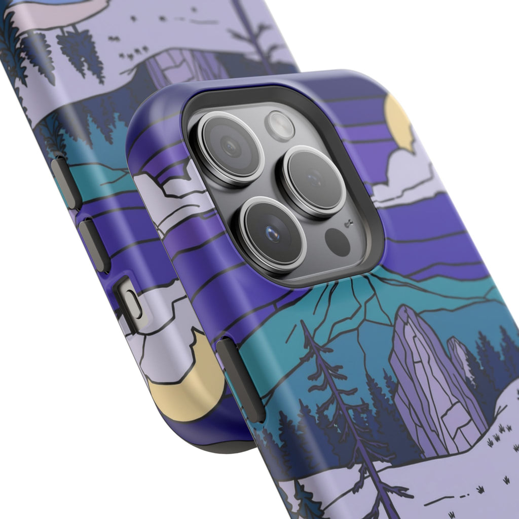 iPhone Pine Ridge Stained Glass Slim Everyday Designer Case · iPhone Case