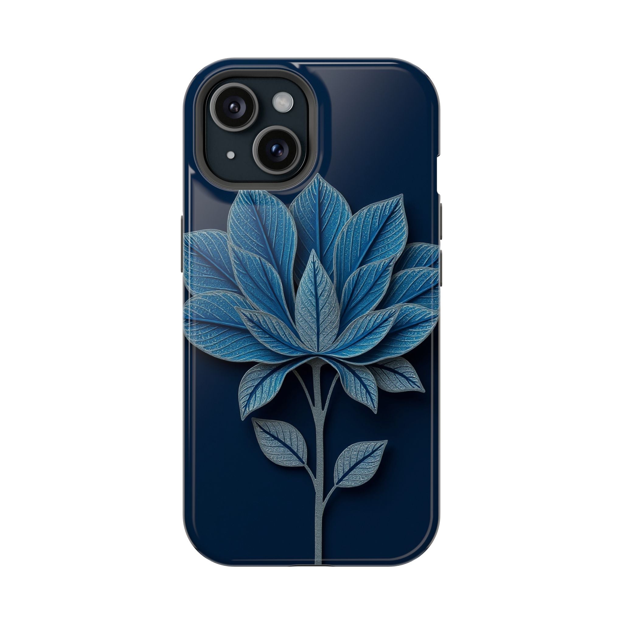 iPhone Night Bloomer Paper Cut Art Bold Modern Everyday Snap Case · iPhone Case