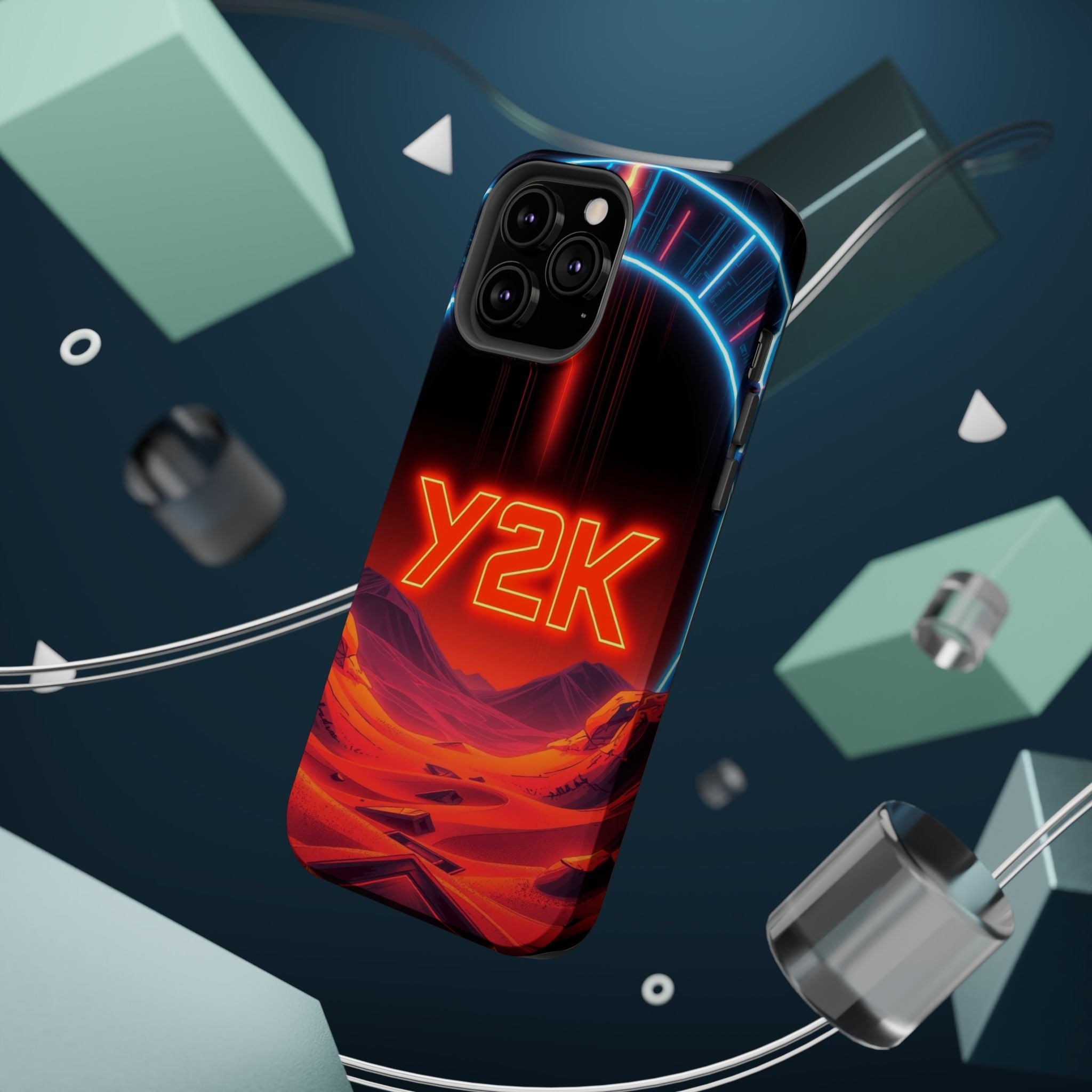 iPhone Y2K Holographic Enchanted Art Slim Everyday Designer Case · iPhone Case
