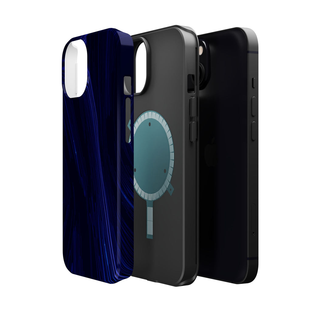iPhone Interference Pattern Dark Gothic Ink Slim iPhone Everyday · iPhone Case
