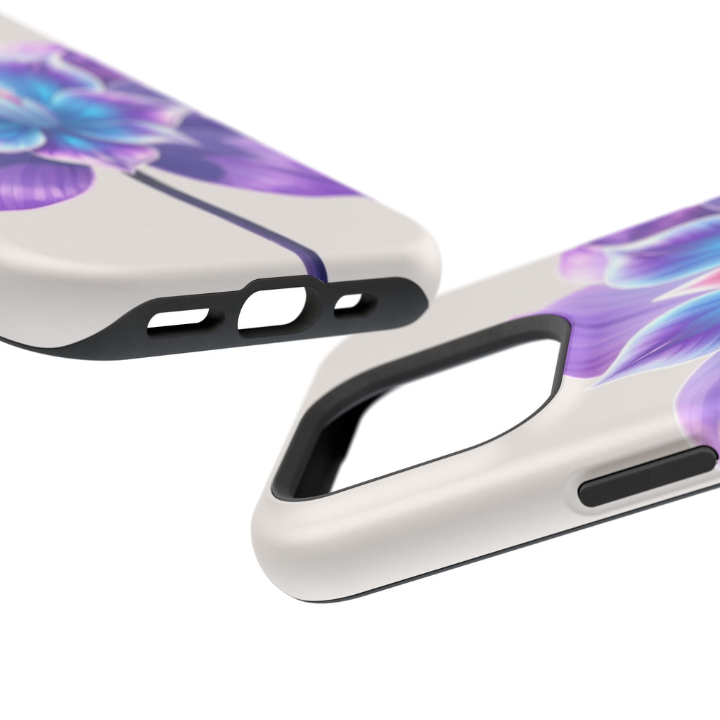 iPhone Dreamy Neon Floral Design 10 Slim Everyday Designer Case · iPhone Case