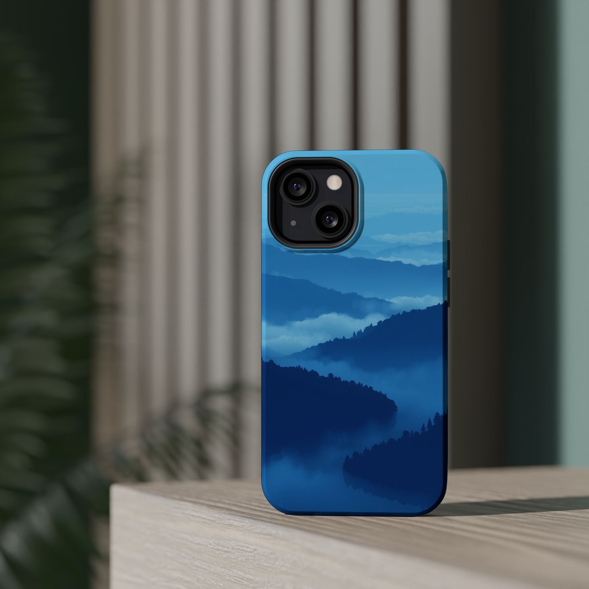 iPhone Fog Rolling Over Hills Pixel Art -Bit Slim iPhone Everyday · iPhone Case