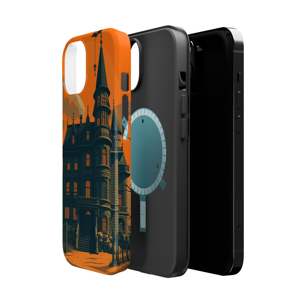 iPhone Vibrant Haunted Mansion Design Slim Everyday Designer Case · iPhone Case