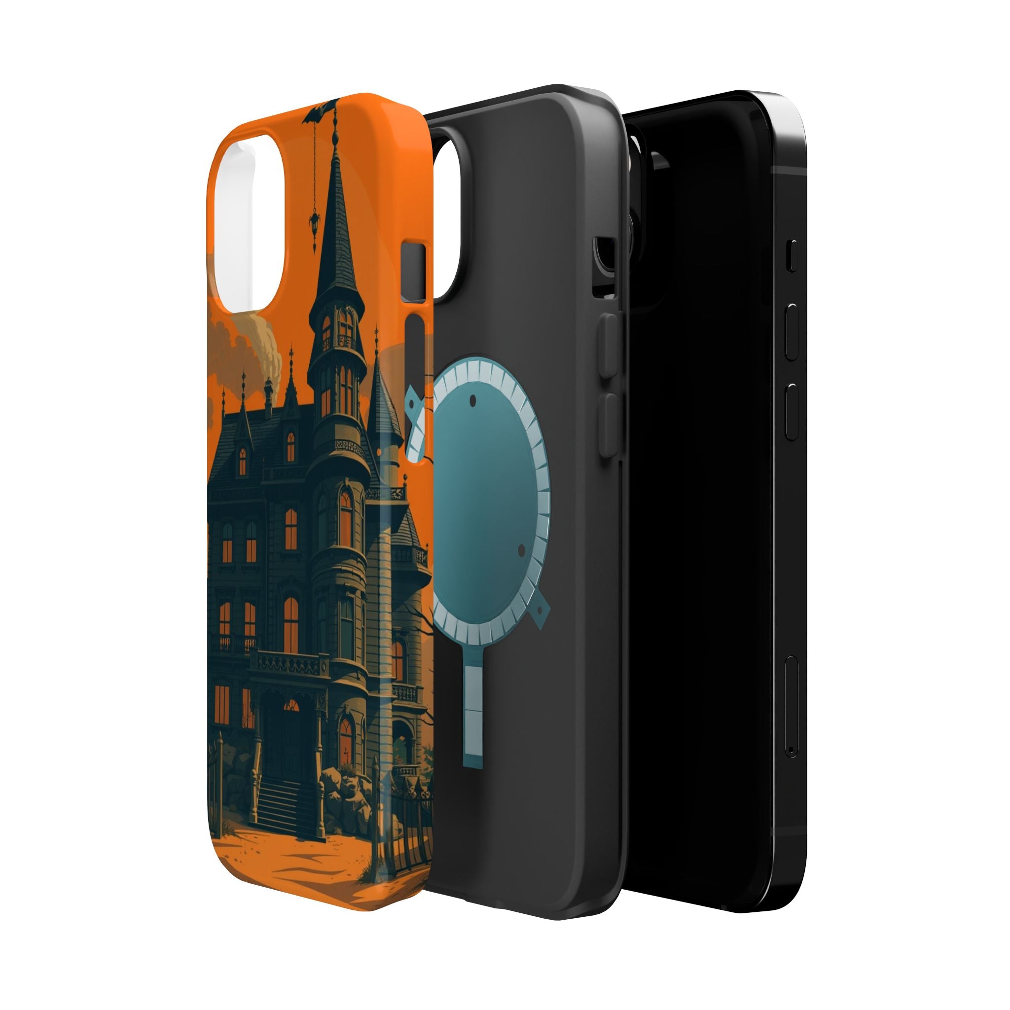 iPhone Vibrant Haunted Mansion Design Slim Everyday Designer Case · iPhone Case